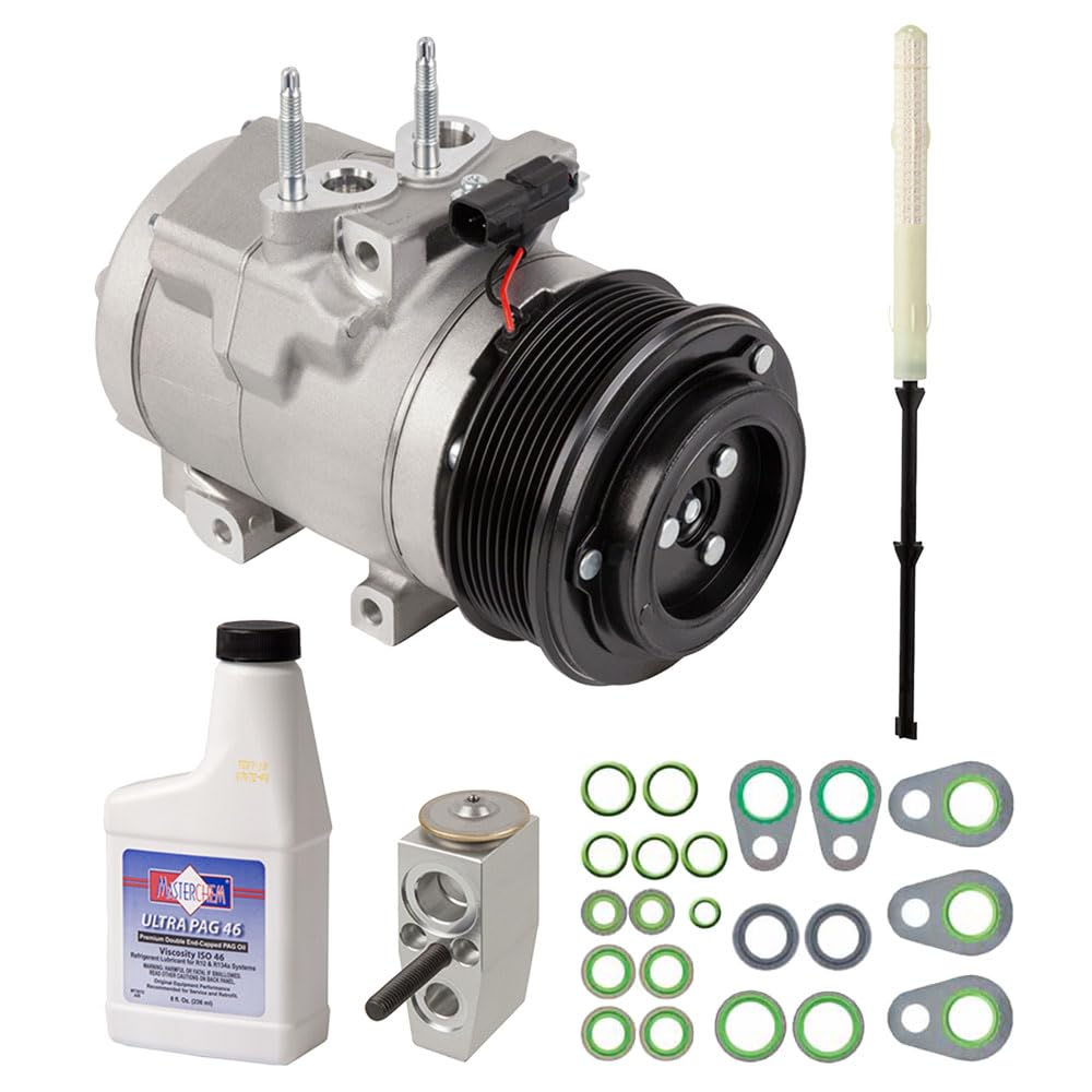 AC Compressor & A/C Kit For Ford F250 F350 F450 F550 F-250 F-350 F-450 Super Duty 6.7L PowerStroke Diesel 2011-2016 - BuyAutoPar