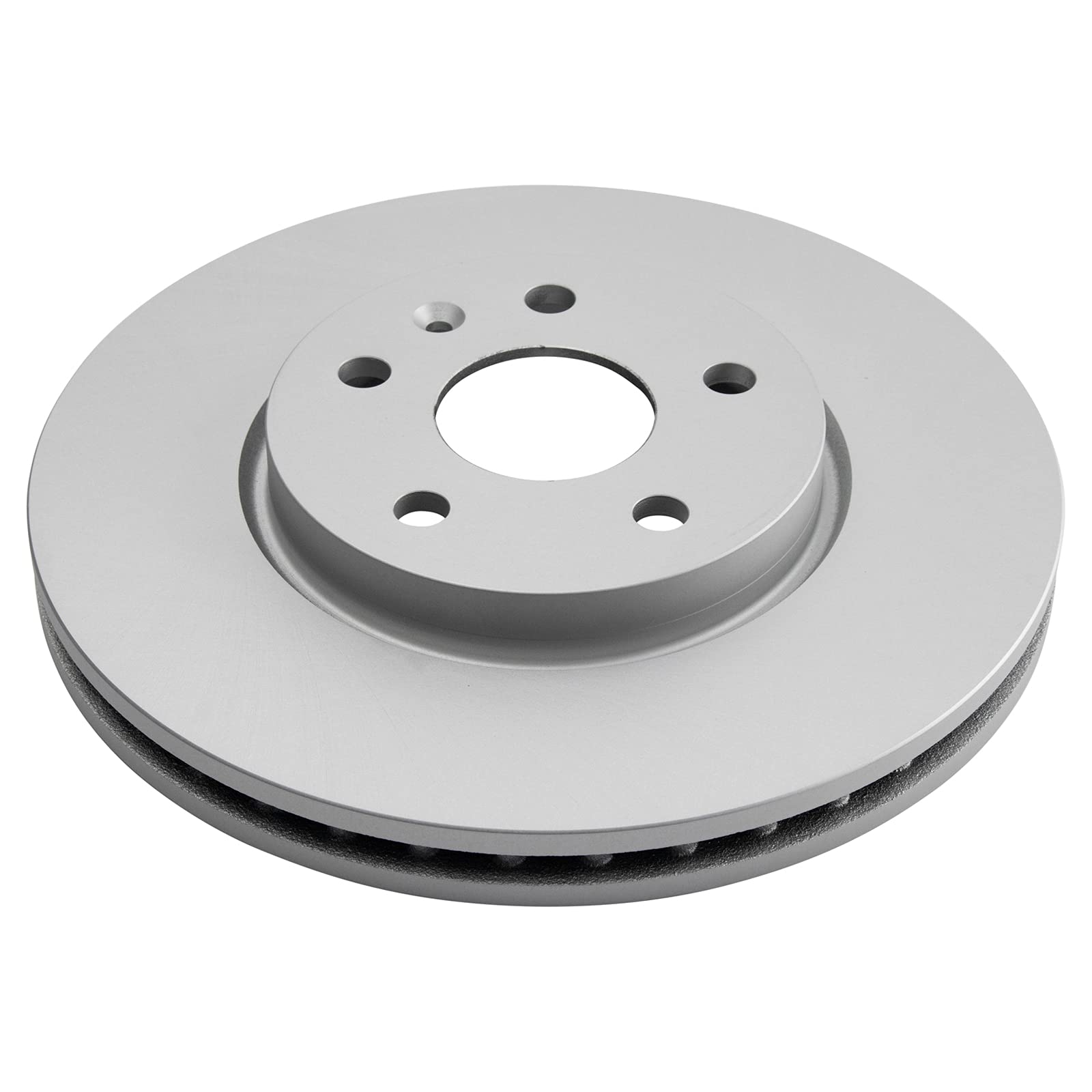 Trq Front Semi-Metallic Brake Pads & G-Coated Rotors Kit Compatible With Buick Chevy Gmc