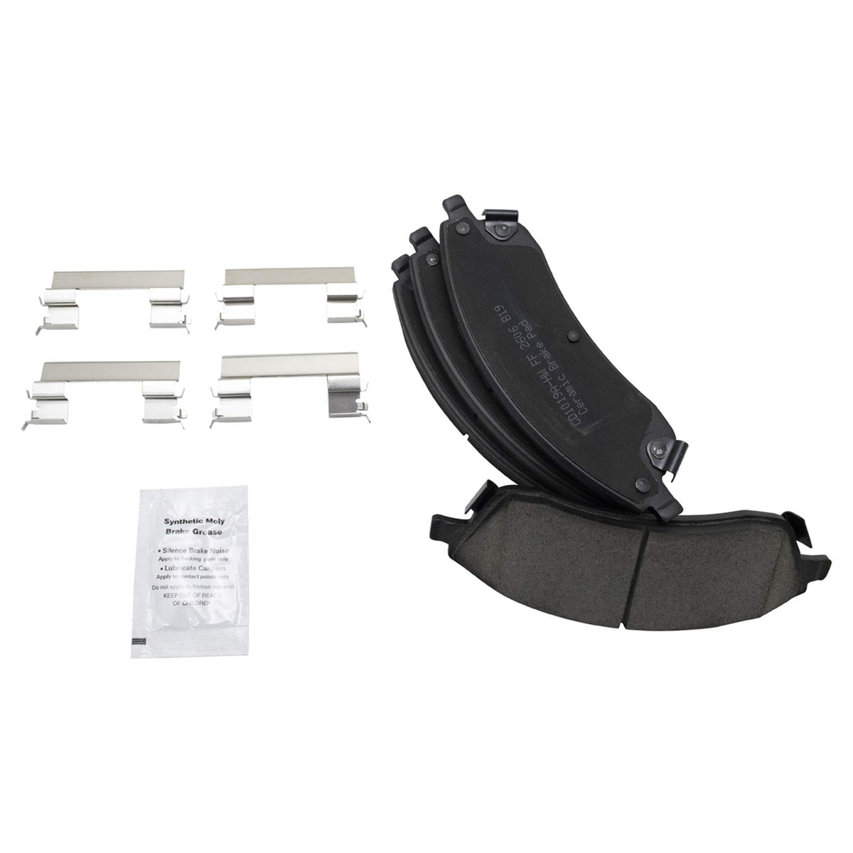 TRQ Front Brake Pads Ceramic Compatible with 2006-2007 Cadillac CTS 2004-2009 SRX 2005-2008 STS 2004-2005 Pontiac Bonneville