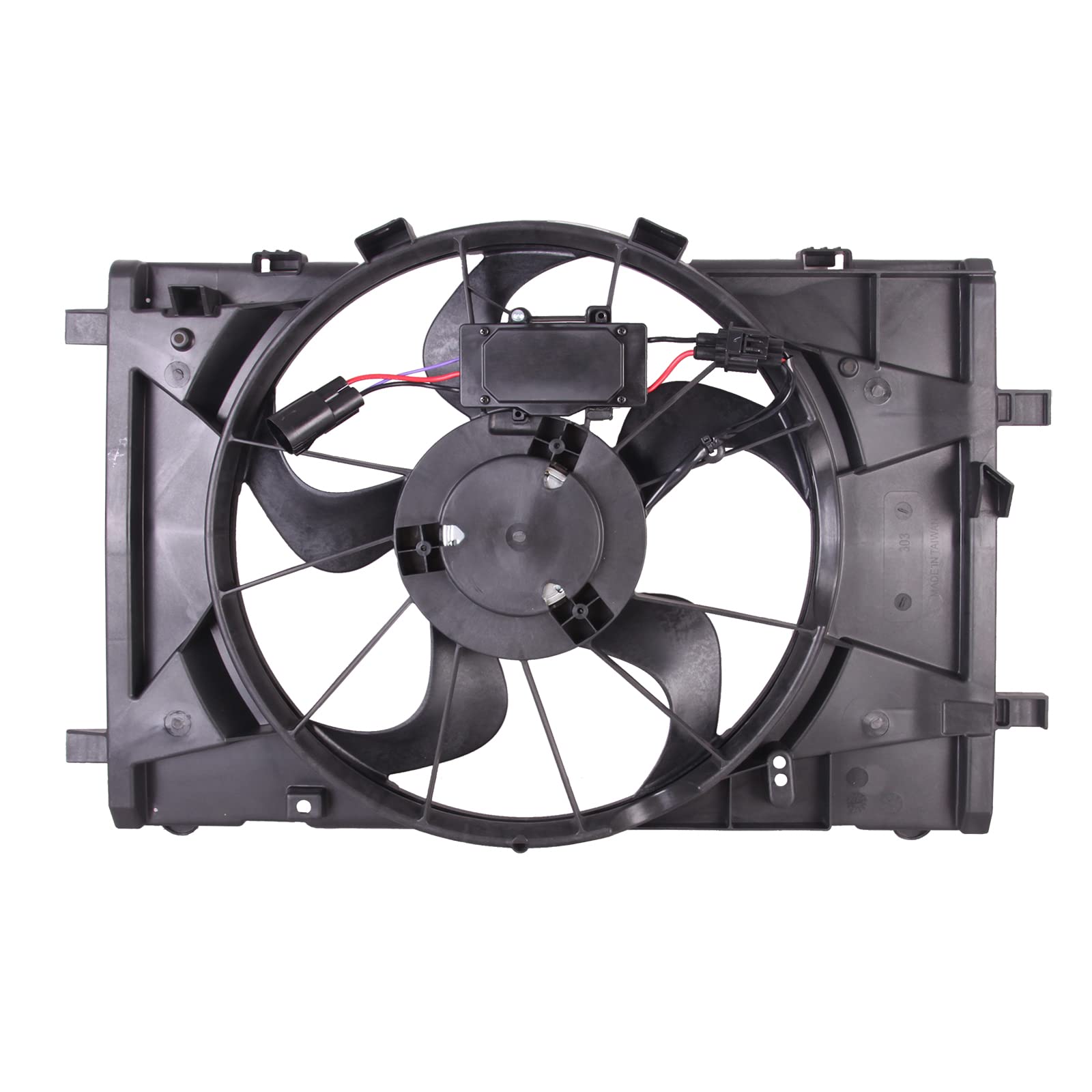 TYG OE Replacement(CAPA Quality) Cooling Fan Extra Silent for 2010-2012 Ford Fusion 2.5L/3.0L/ Hybrid, 2011-2012 Lincoln MKZ 2.5