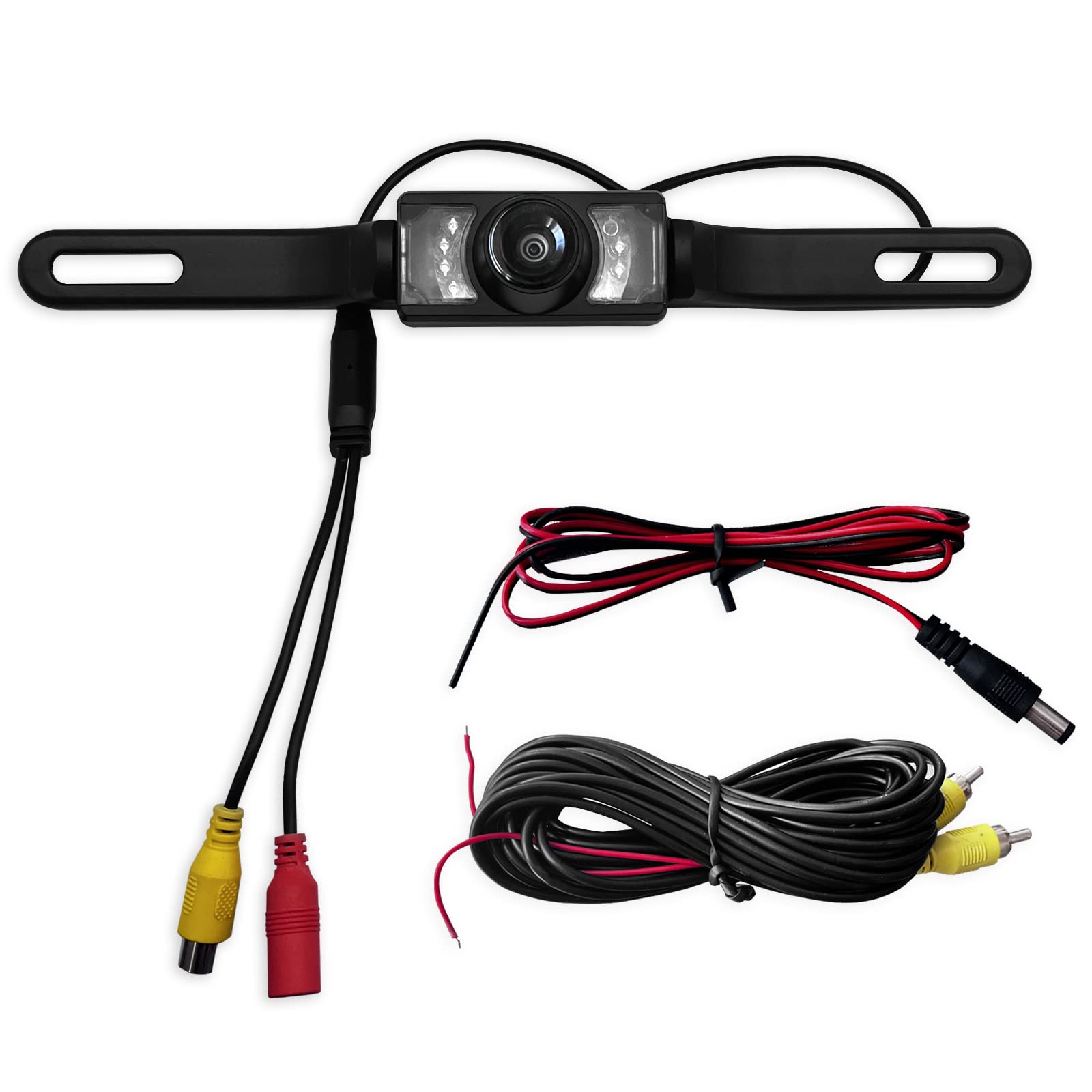 License Plate Reversing Camera, Waterproof And Dust-Proof Hd Picture, Wide-Angle Night Vision Camera, 8 Light Infrared Car Camer