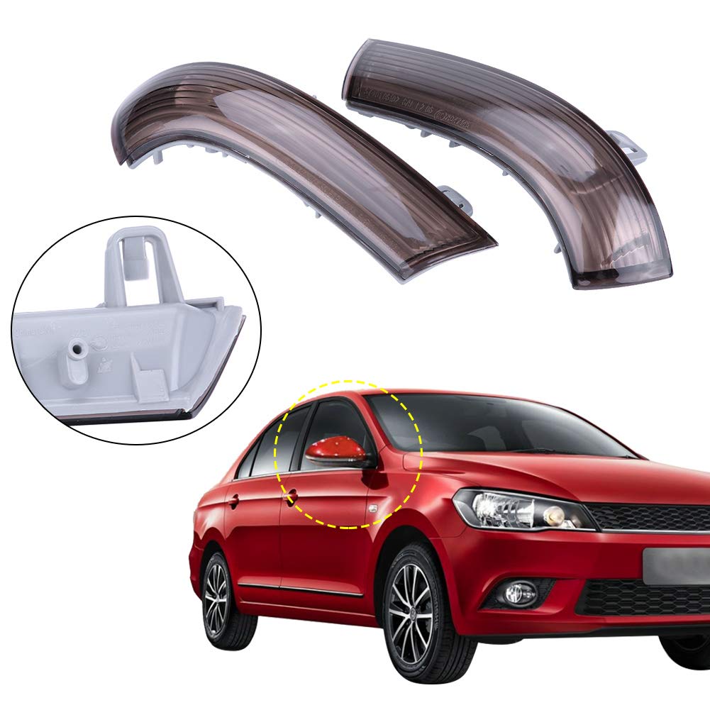 Keenso Rear View Side Mirror Indicator Light, Left Right Side Mirror Turn Signal Light Indicator For Vw Jetta Mk5 Turn Signals