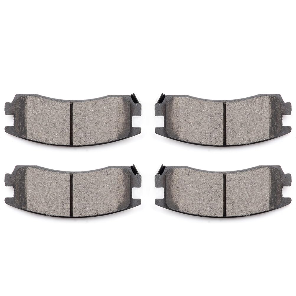 Eccpp D714-7387 4Pcs Rear Ceramic Brake Pads Fit For Buick Allure 2008-2009,For Buick Century 2004-2005,For Buick Lacrosse 2008-