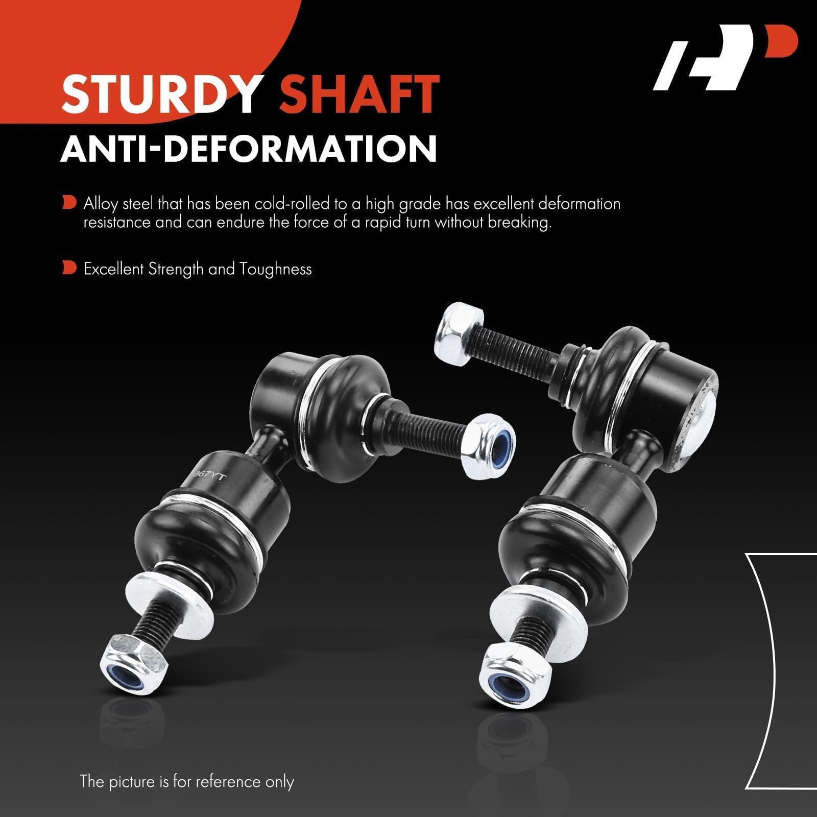 A-Premium 2 X Rear Sway Bar Links Stabilizer Bar Links, Compatible With Mazda 3 2004-2013, 3 Sport 2009-2013, 5 2006-2017, Volvo