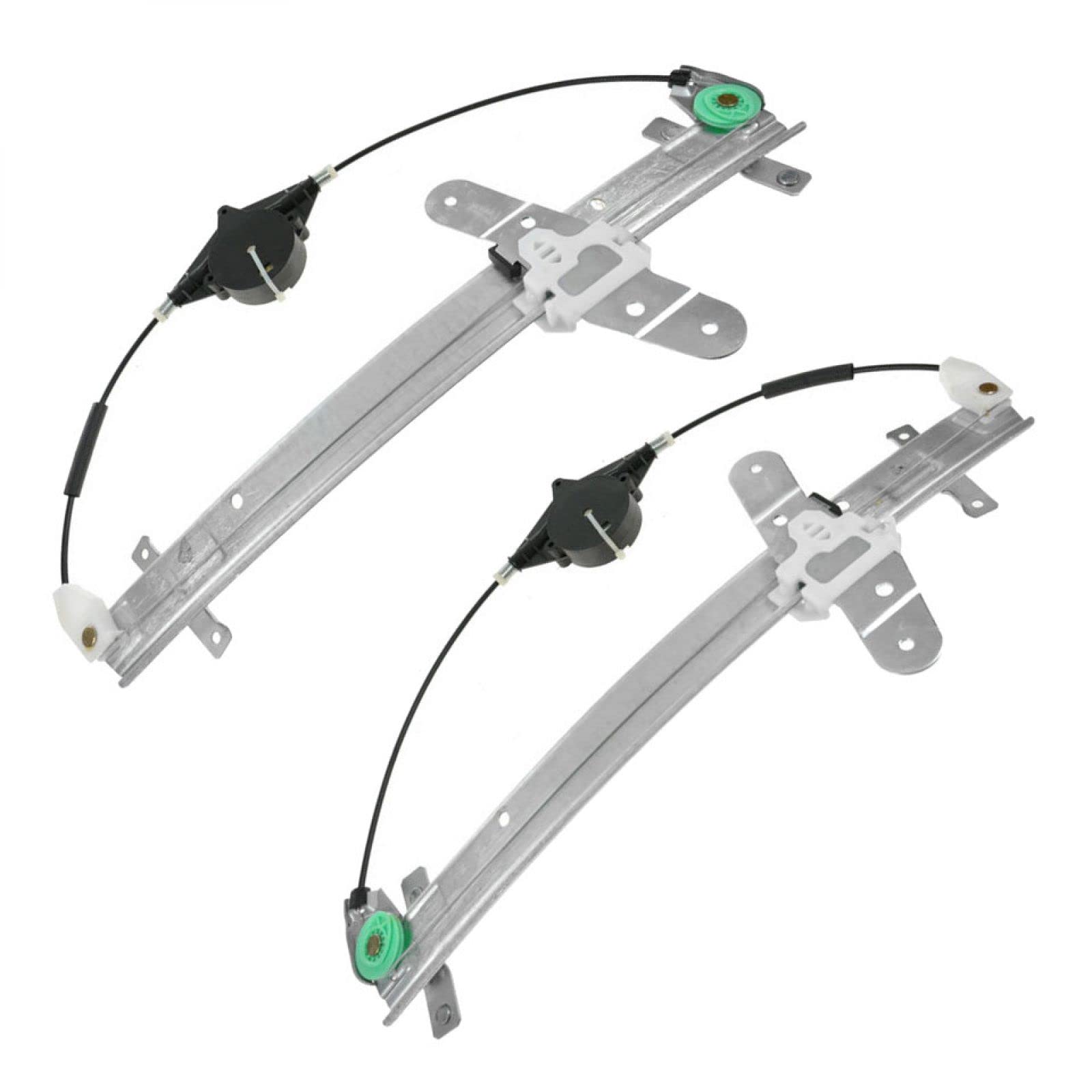 Trq Front Power Window Regulator Set Compatible With 1992-2011 Ford Crown Victoria Mercury Grand Marquis 2003-2004 Marauder Fo13