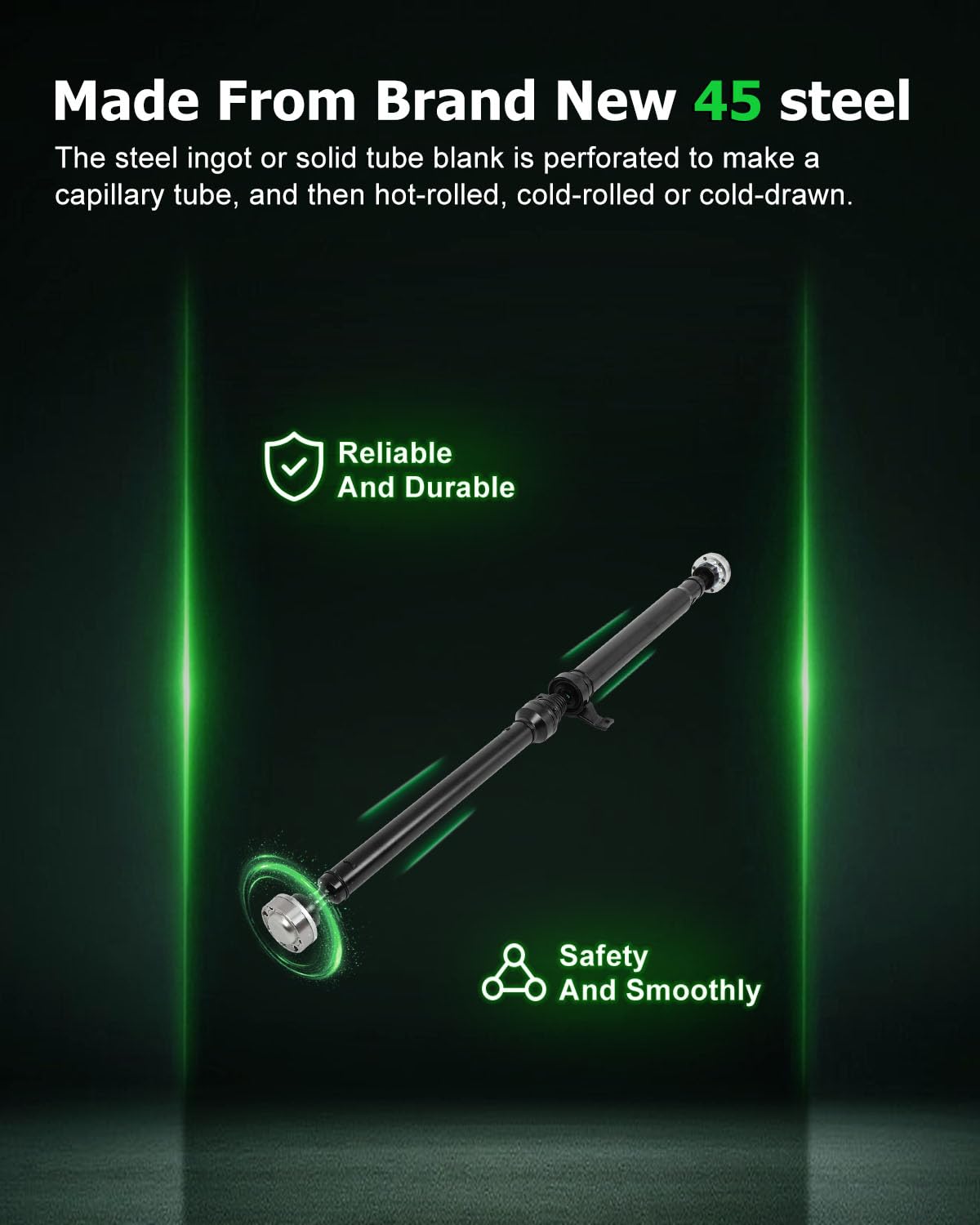 SCITOO?64''?Steel Rear Driveshaft Assembly Drive Shaft Prop Shaft For Dodge Challenger 2015-2019,OE# 986220 986-220 52123980AC 5