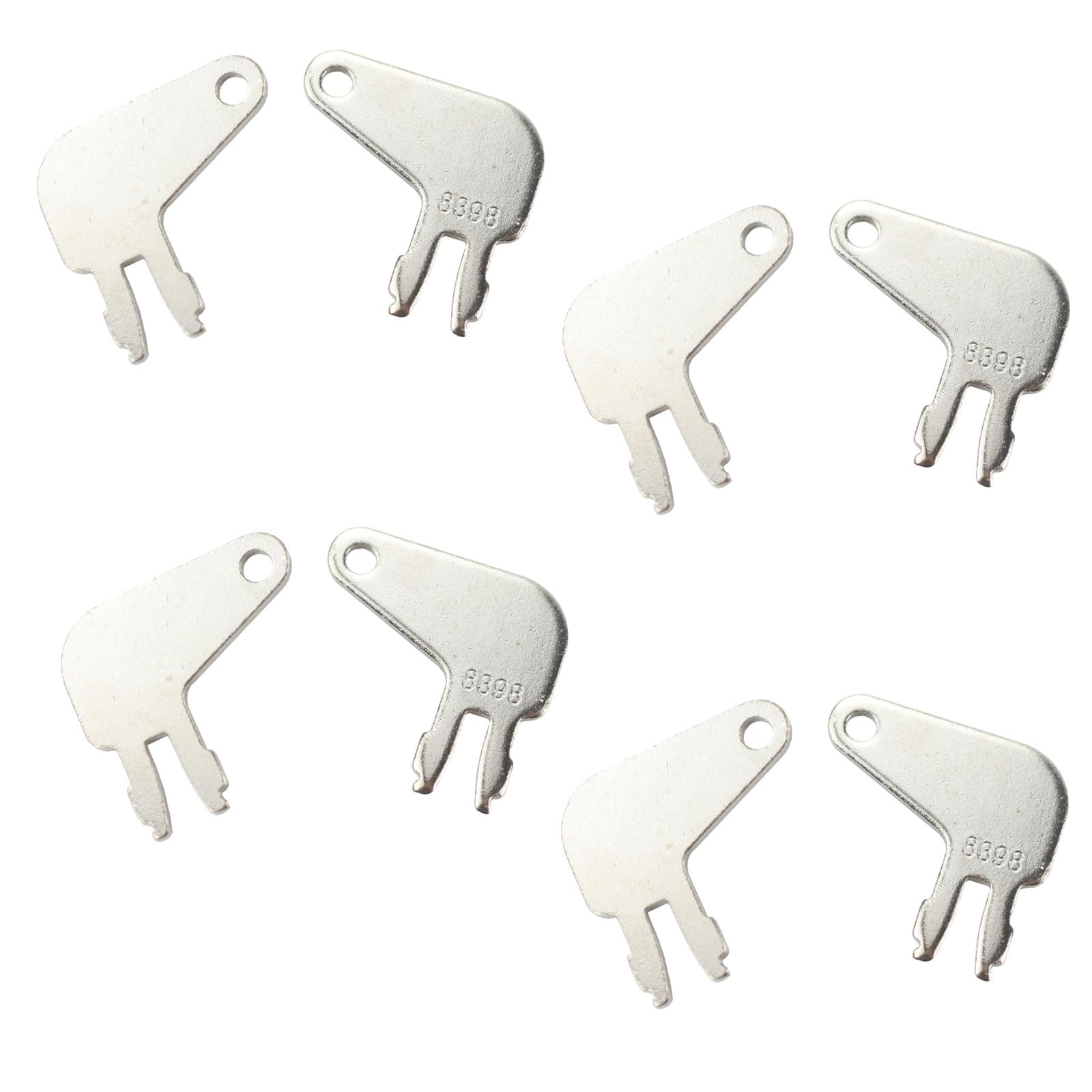 8PCS 8H-5306 CAT Master Disconnect Key 8398 Compatible with Caterpillar and Older Ignitions