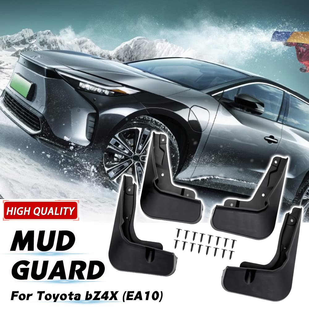 Autorder Mud Flaps Splash Guards For 2023 2024 2025 Bz4X /Subaru Solterra Accessories Mudflap Fender Flares Front And Rear Mud G