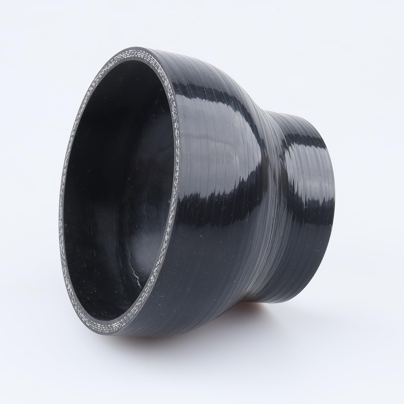 Ac Performance Id 4'' To 2.75'' (102Mm To 70Mm) Silicone Hose Straight Reducer 4-Ply Reinforced Black, 3'' Length