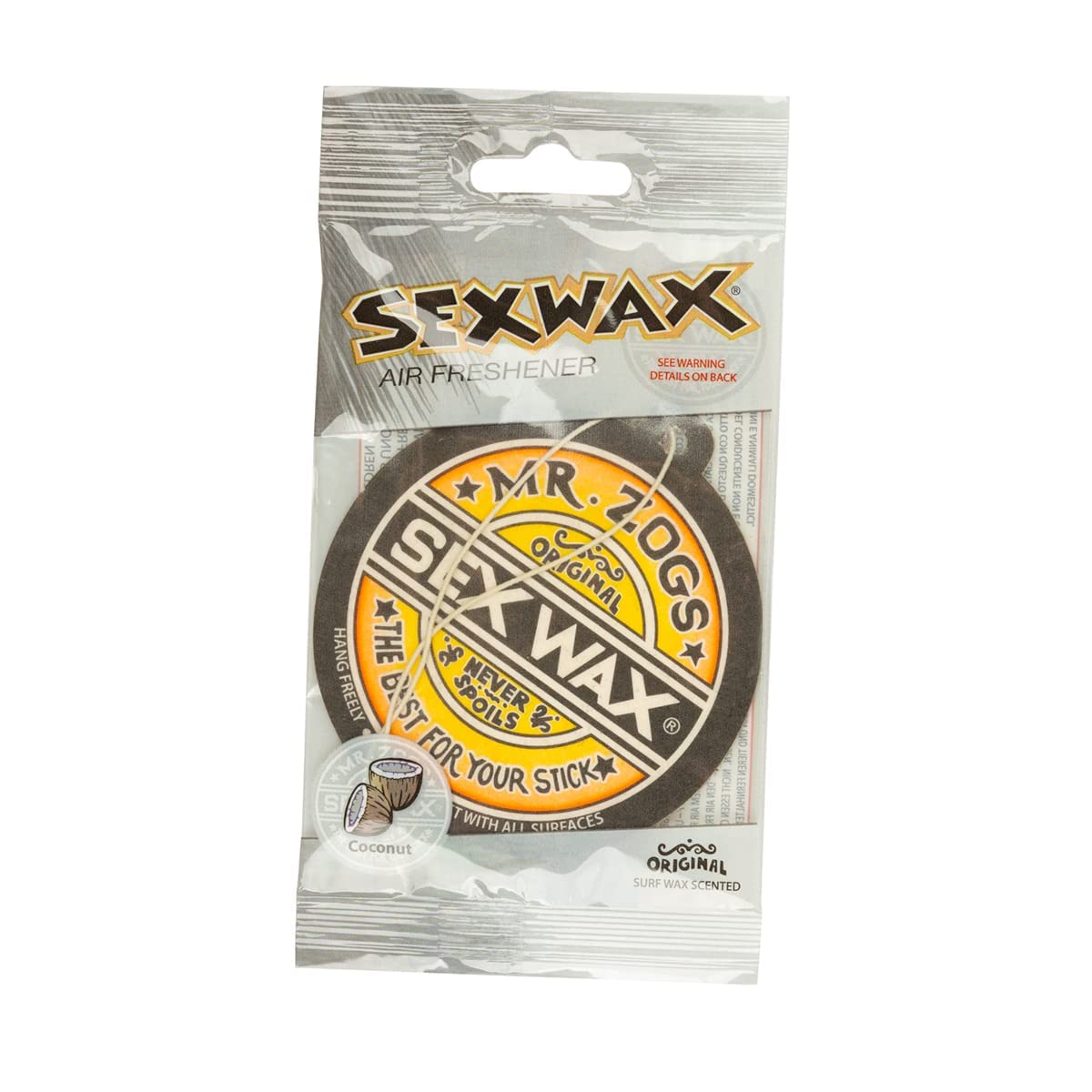 Sex Wax Air Freshener (3-Pack, Coconut) (Limited Edition)