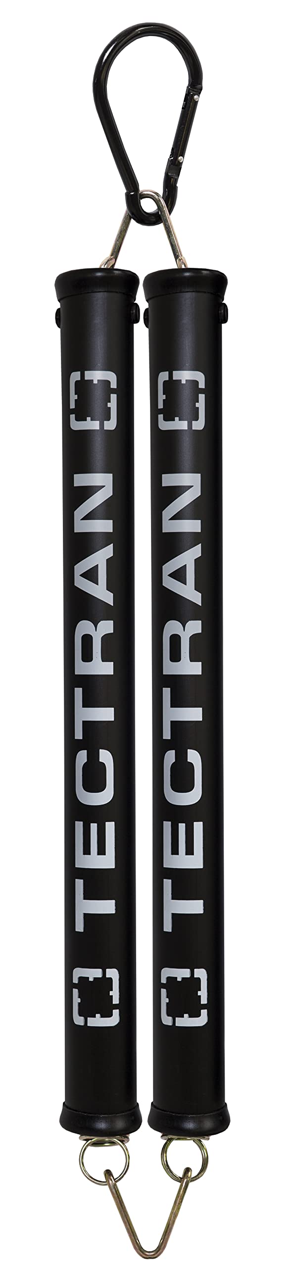Tectran Heavy Duty Dual Spring Tender Kit  Abs Air Line Hose Support Spring W/Protective Sleeve  Black  (16'' Length W/3-Hole Te