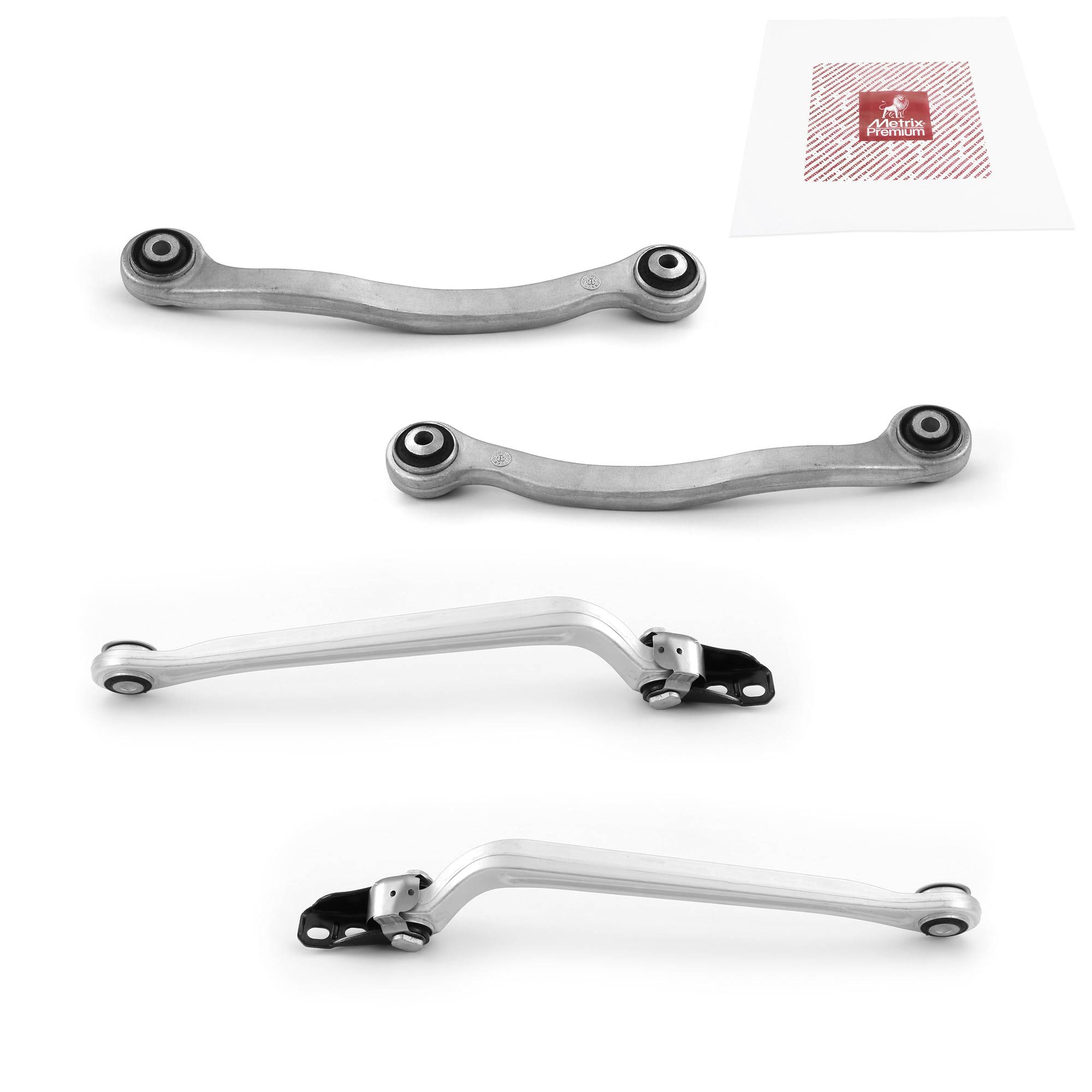 Metrix Premium Chassis Parts - 4 Pc L/R Rear Lower & Upper Rearward Control Arm Kit Fits 07-09 Mercedes-Benz Cls350 (Mexico), 06