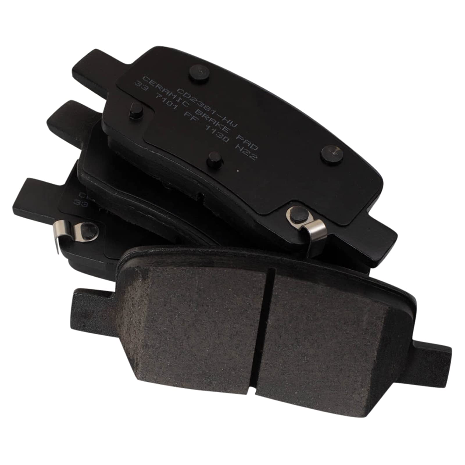 TRQ Rear Brake Pads Ceramic Compatible with 2021-2022 Hyundai Santa Fe Kia Sorento