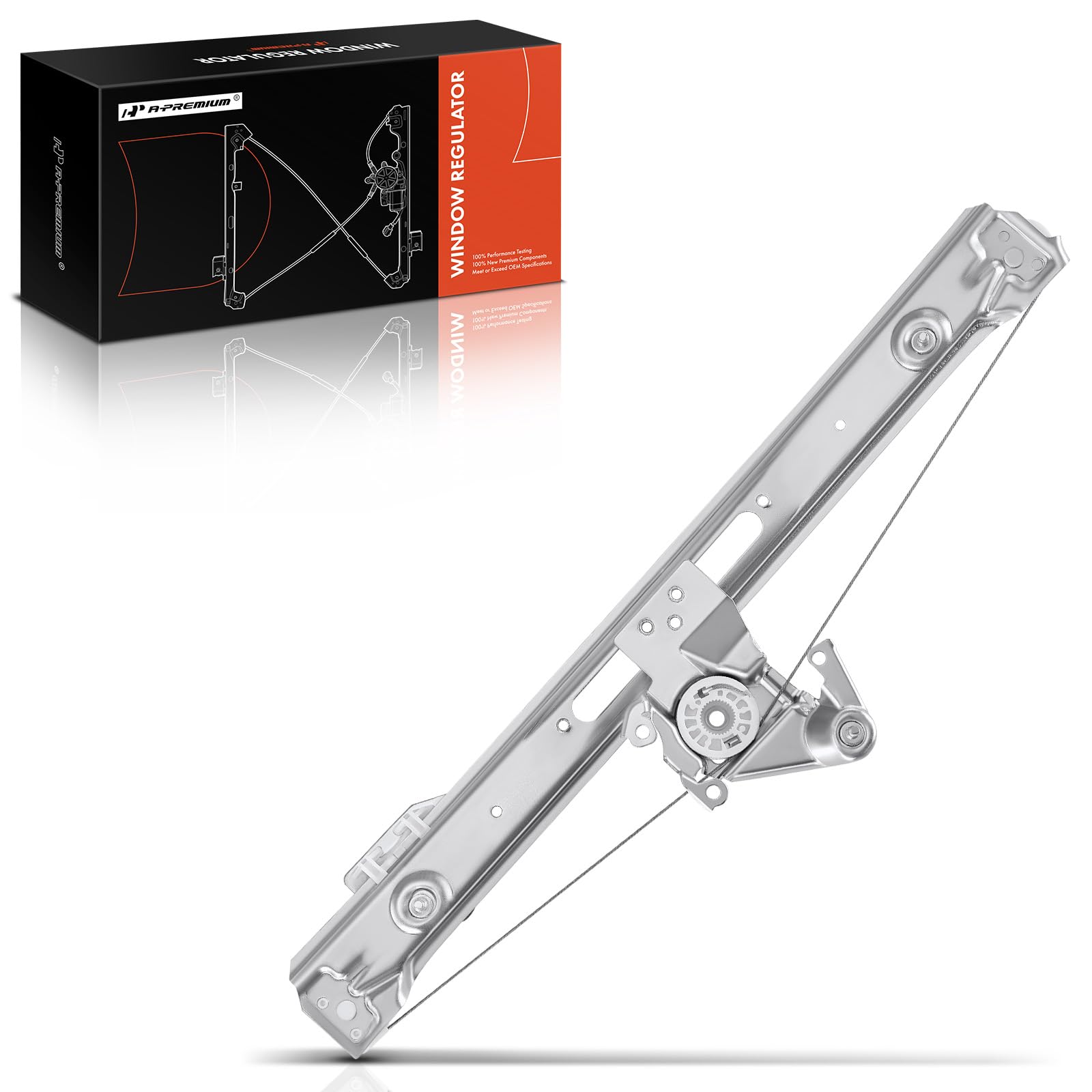 A-Premium Power Window Regulator Without Motor Replacement For Bmw E46 323I 325I 325Xi 328I 330I 330Xi Rear Left Driver Side