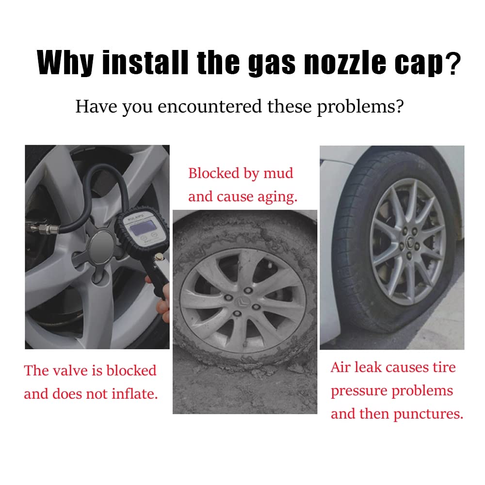 Car Tire Valve Stem Caps Metal Air Valve Cap for Accord Civic CR-V URV Pilot EX EX-L Trim Accessories,Corrosion and Wear Resista