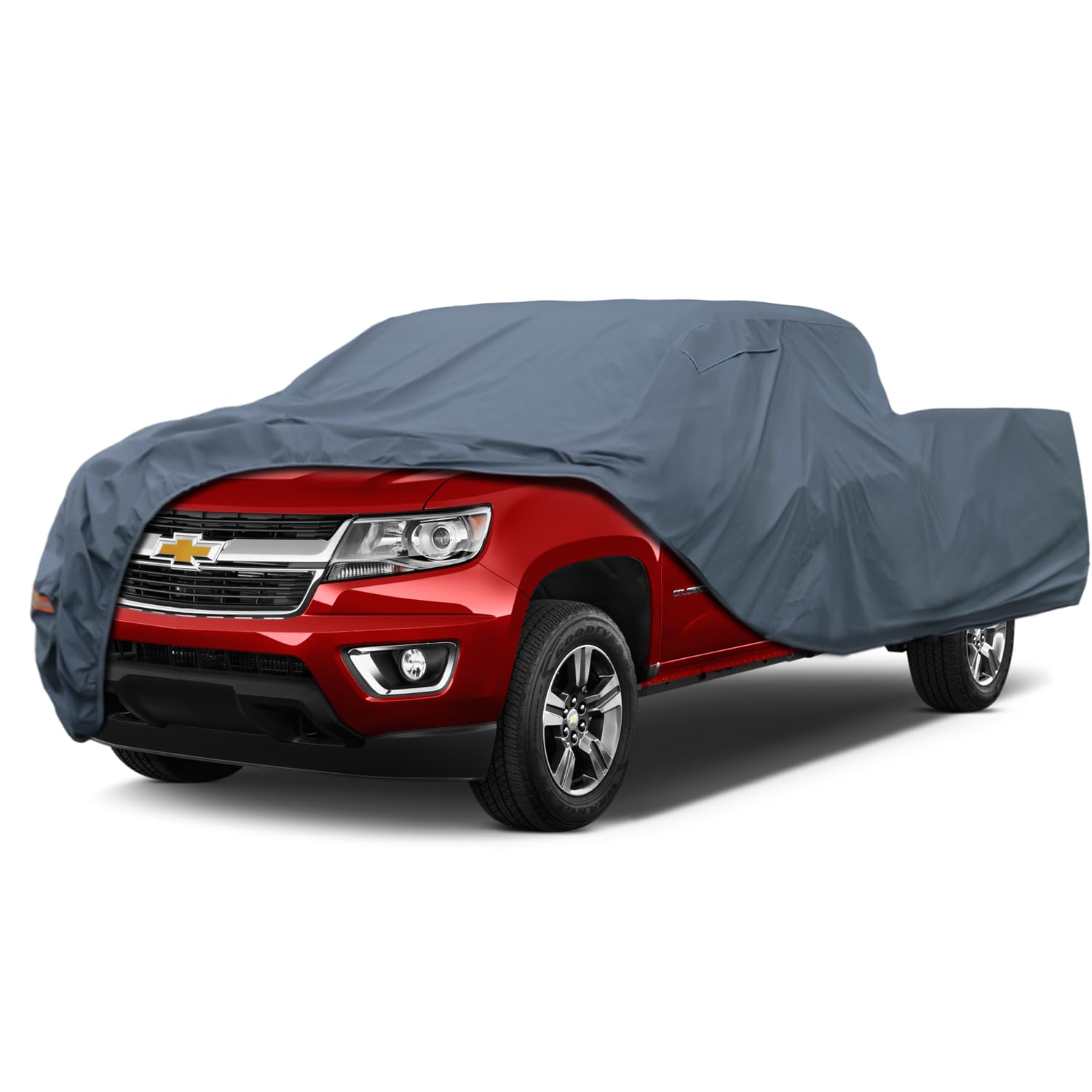 Gunhyi 16 Layers Truck Cover Waterproof All Weater - See Vehicle Size Chart - Heavy Duty Outdoor Truck Pickup Cover For Chevrole