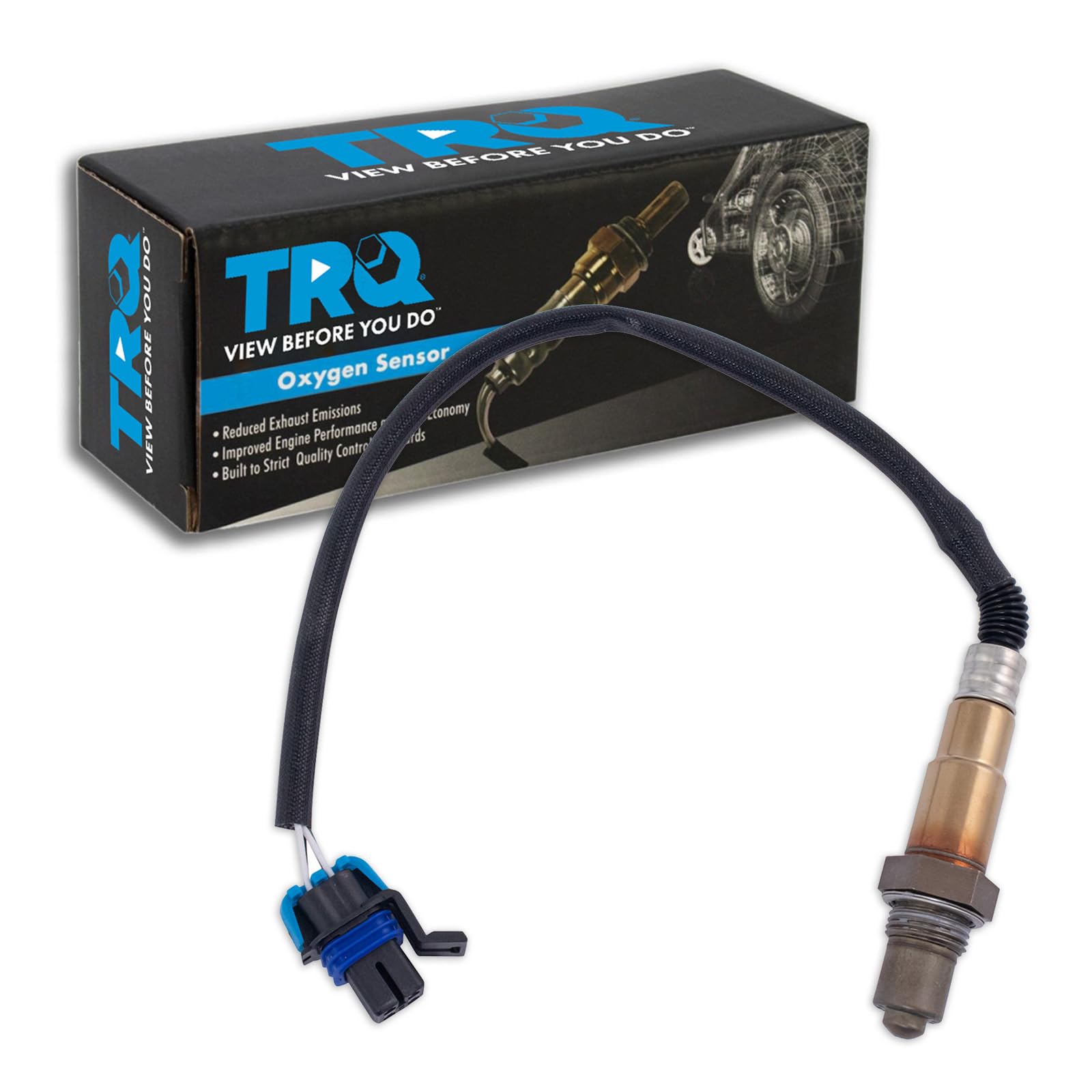 Trq Engine Exhaust O2 02 Oxygen Sensor Direct Fit Compatible With Gm