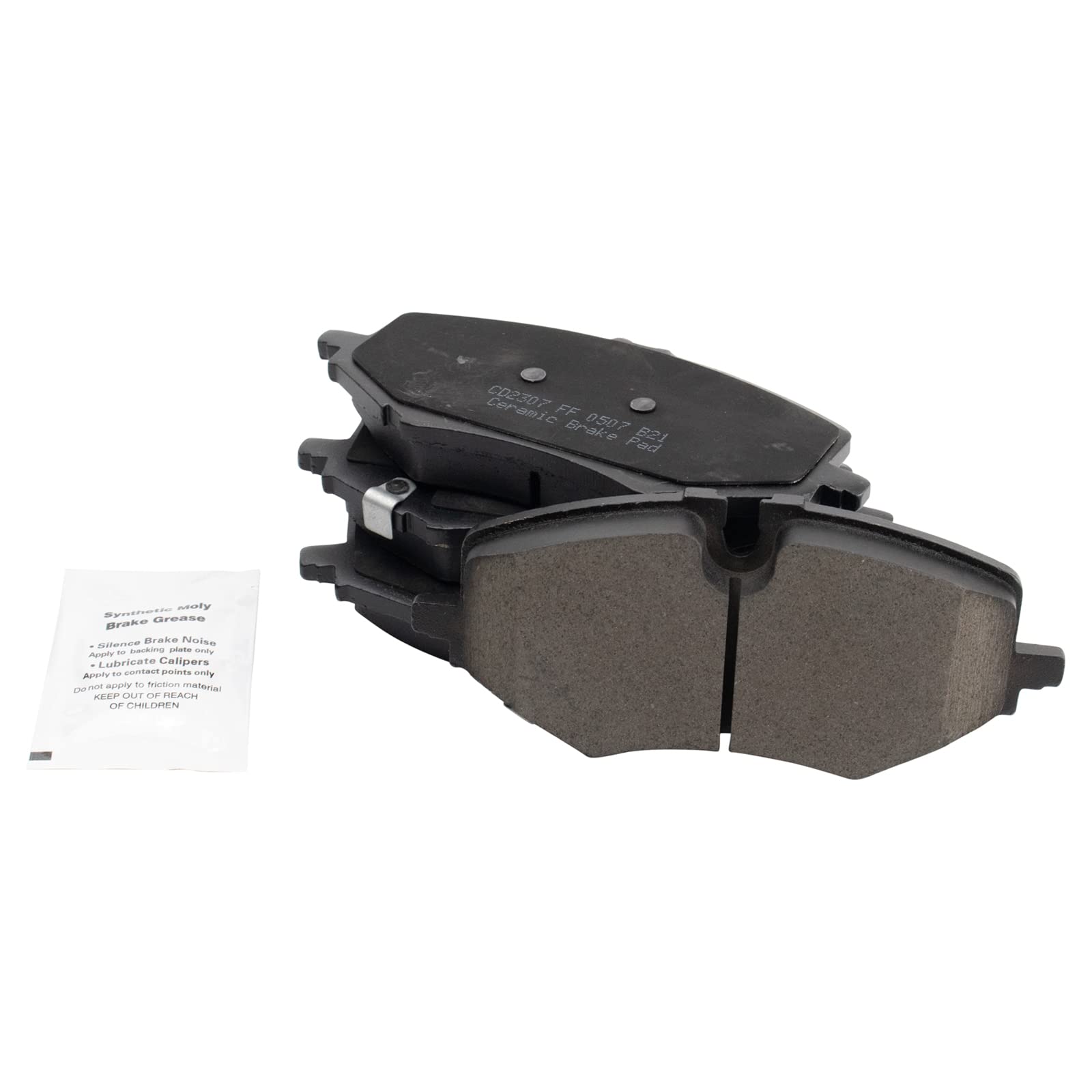 TRQ Front Brake Pads Ceramic Compatible with 2020-2021 Buick Encore GX 2021 Chevrolet Trailblazer