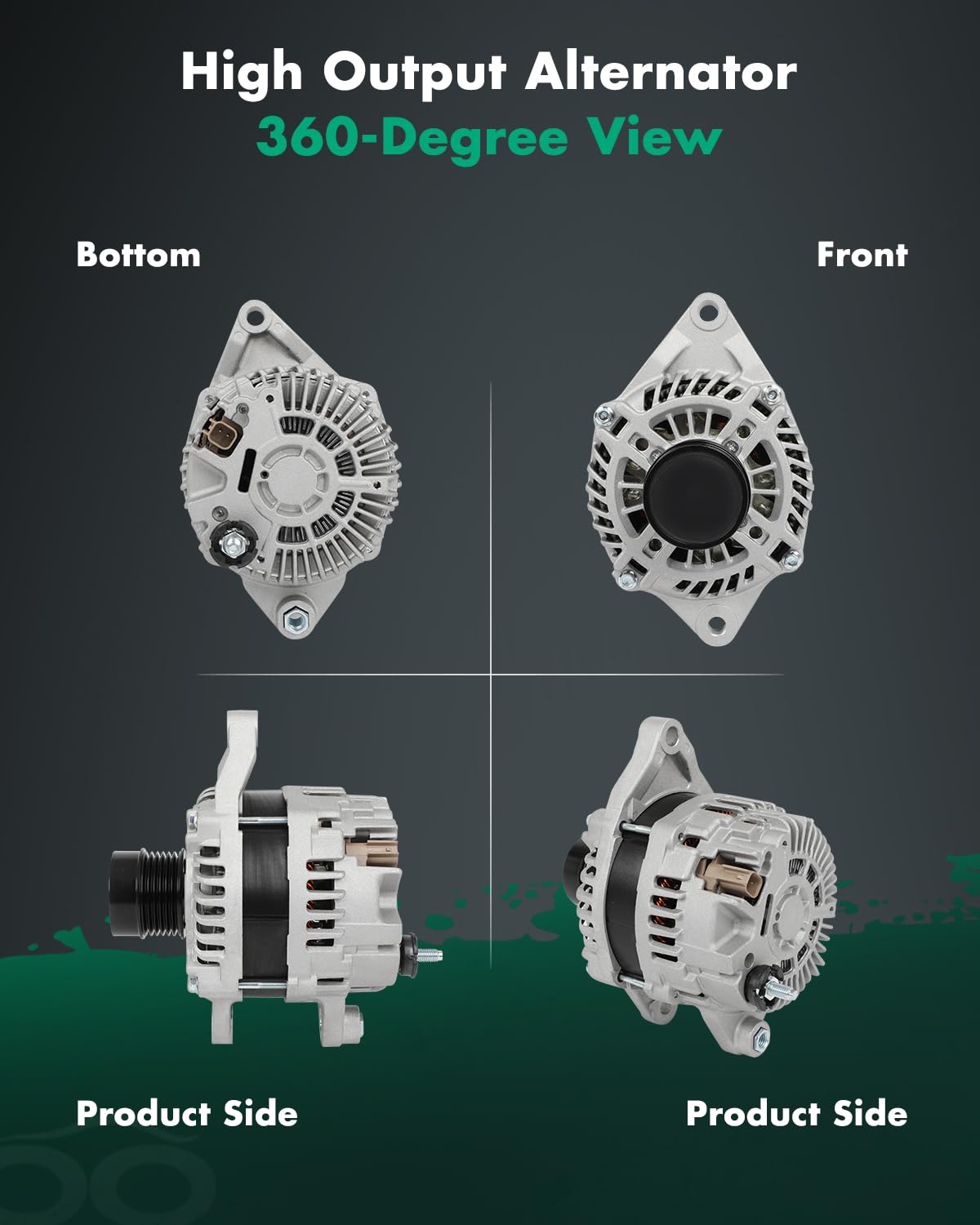 SCITOO Alternator Fit for Dodge for Journey 2.4L 2009-2019,for Dodge for Journey 3.5L 2009-2010,for Dodge for Journey 3.6L 2011-