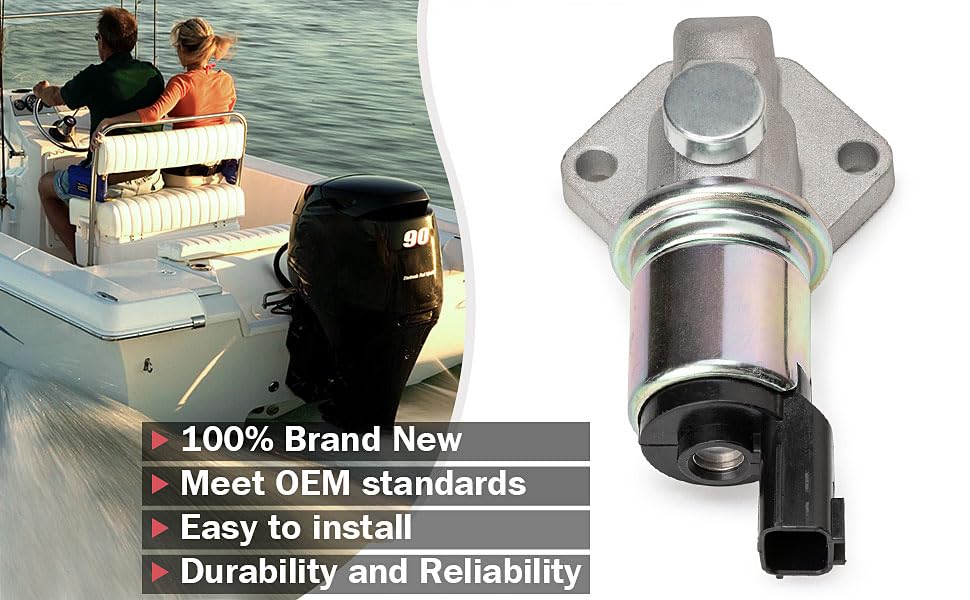 Fanhay Idle Air Control 18137-77E00 18134-77E00 For Suzuki Df90 Df100 Df110 Df140 Outboard