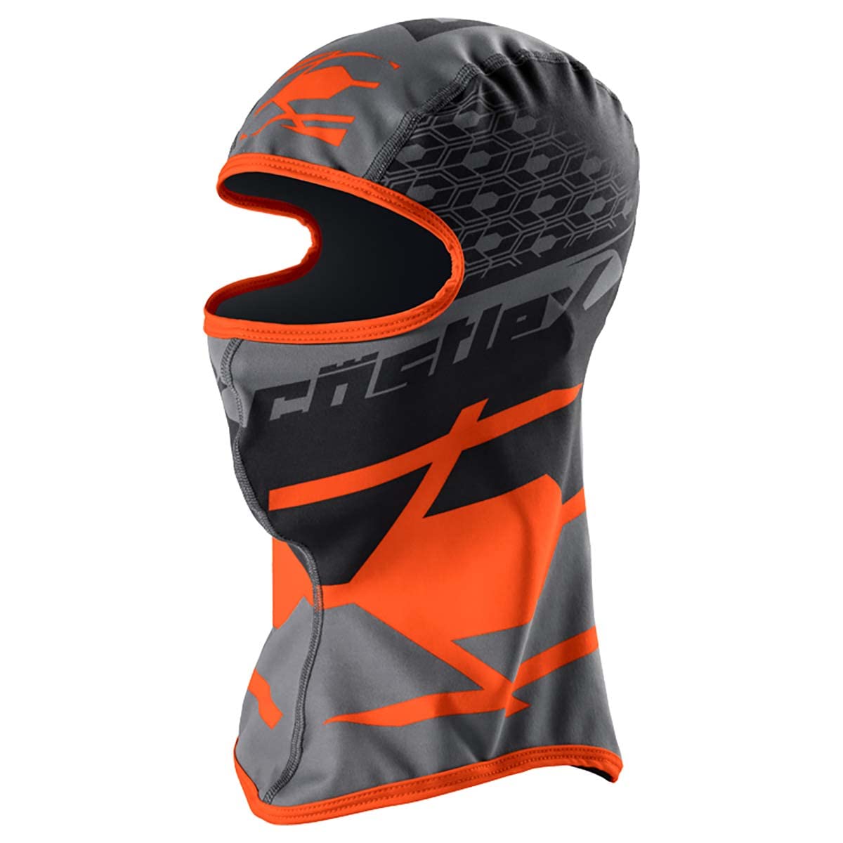 Castle X Icon Balaclava (Orange - X-Large)