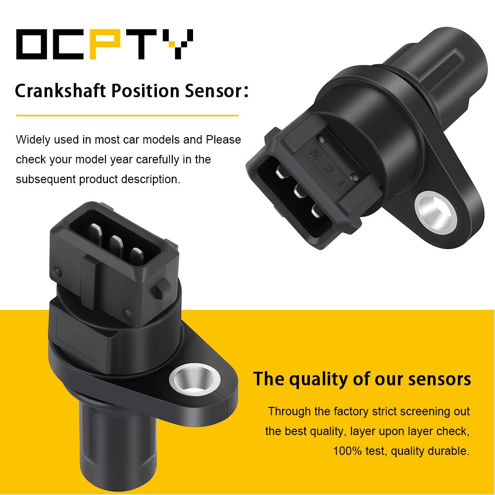 OCPTY Cam Camshaft Position Sensor 3935026900 Fit 2007-2011 for Hyundai Accent 1.6L, 2006-2011 for Kia Rio 1.6L, 2006-2011 for Kia Rio5 1.6L 1800372 Camshaft Sensor