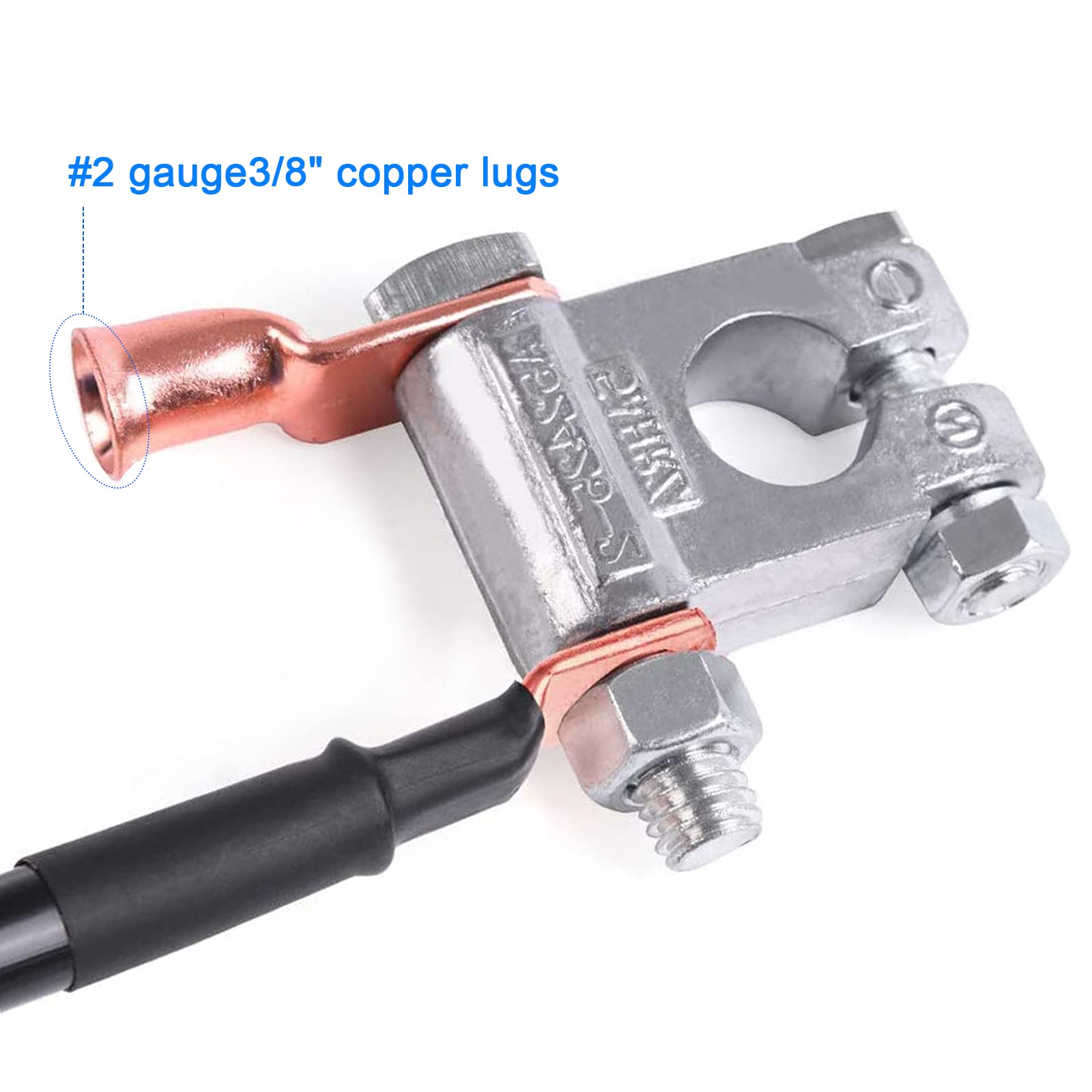 Battery Terminals,Anti-Corrosion Battery Terminal Connectors,Quick Release Military Battery Terminal,Heavy Duty Battery Terminal