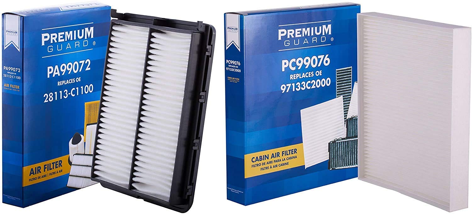 Pg Kit Engine Air And Cabin Filter Ac072076  Fits 2019-15 Hyundai Sonata