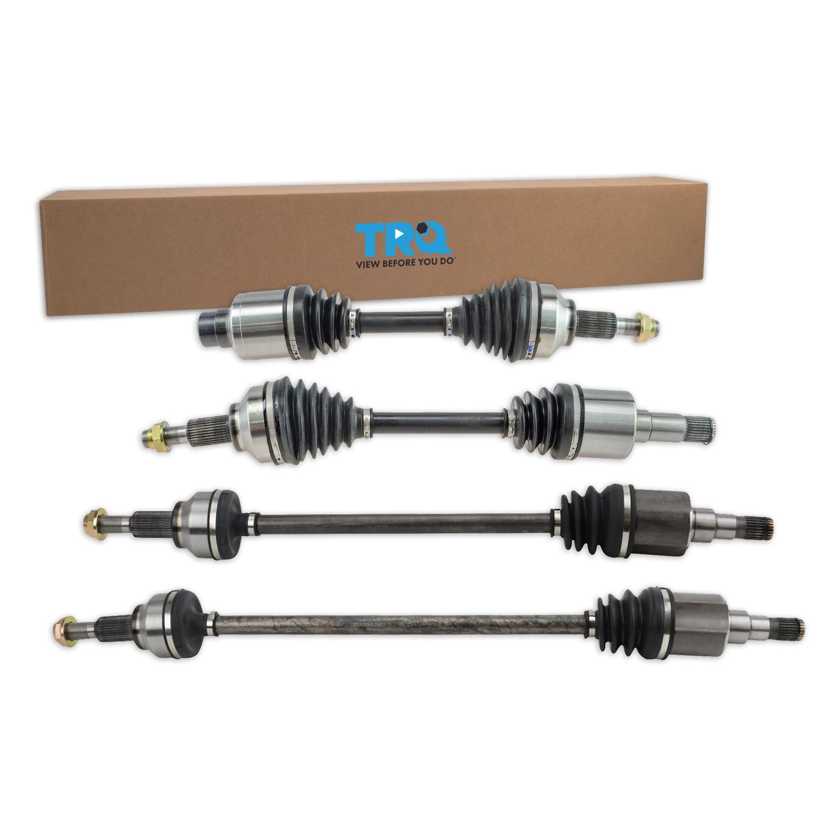TRQ CV Axle Shaft Assembly Set Compatible with 2011-2019 Dodge Journey