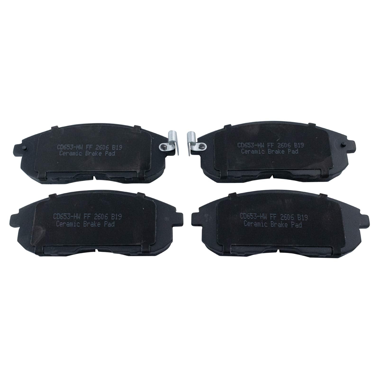 Trq Front Brake Pads Ceramic Compatible With 1999-2001 Infiniti G20 1996-1999 I30 1993-2001 Nissan Altima 1989-1999 Maxima 2000-
