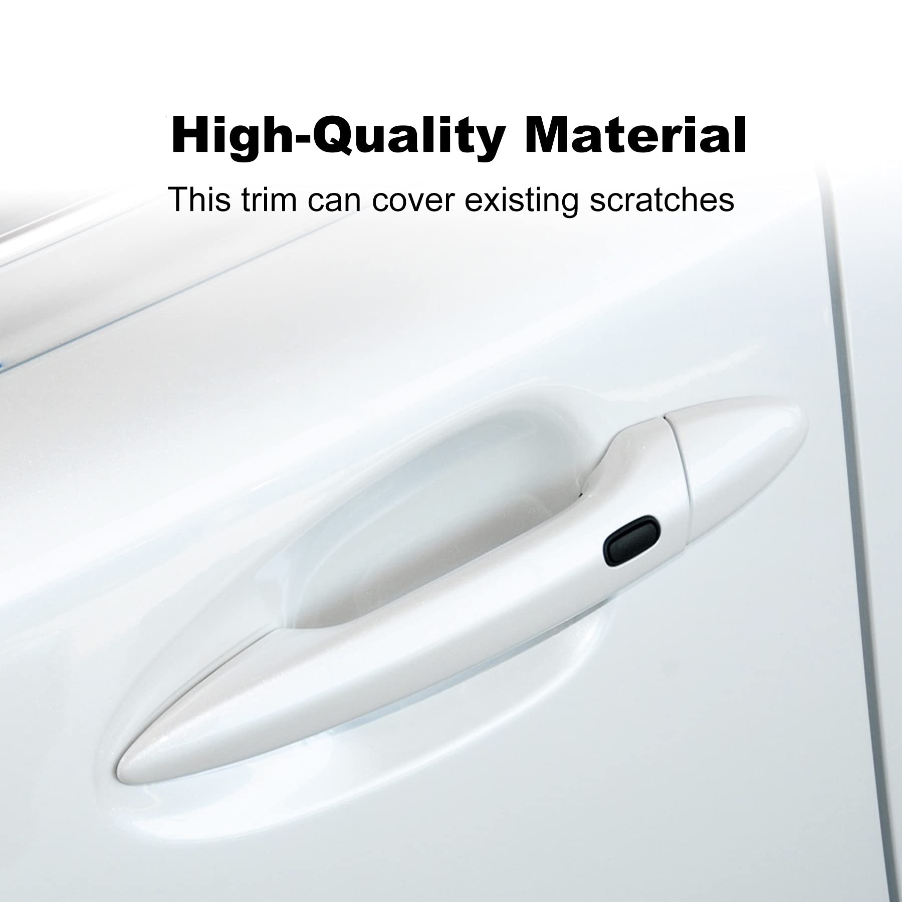 Augrex Door Handle Cover Fit For Lexus Is350 2.5L 3.5L 2006-2013, Fit For Lexus Is F 5.0L 2008-2013, Exterior Chrome Door Handle Trim Cap Front Driver Side Outside Door Handle Key Cover