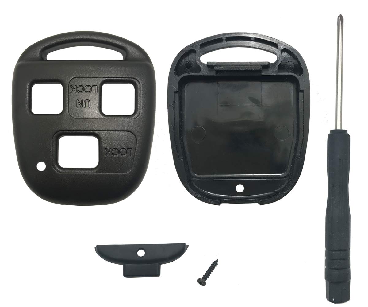 Replacement Key Fob Case Shell Fit for Lexus ES GS GX is LS LX RX SC ES300 GX470 GS300 Keyless Entry Remote Control Key Fob Cove