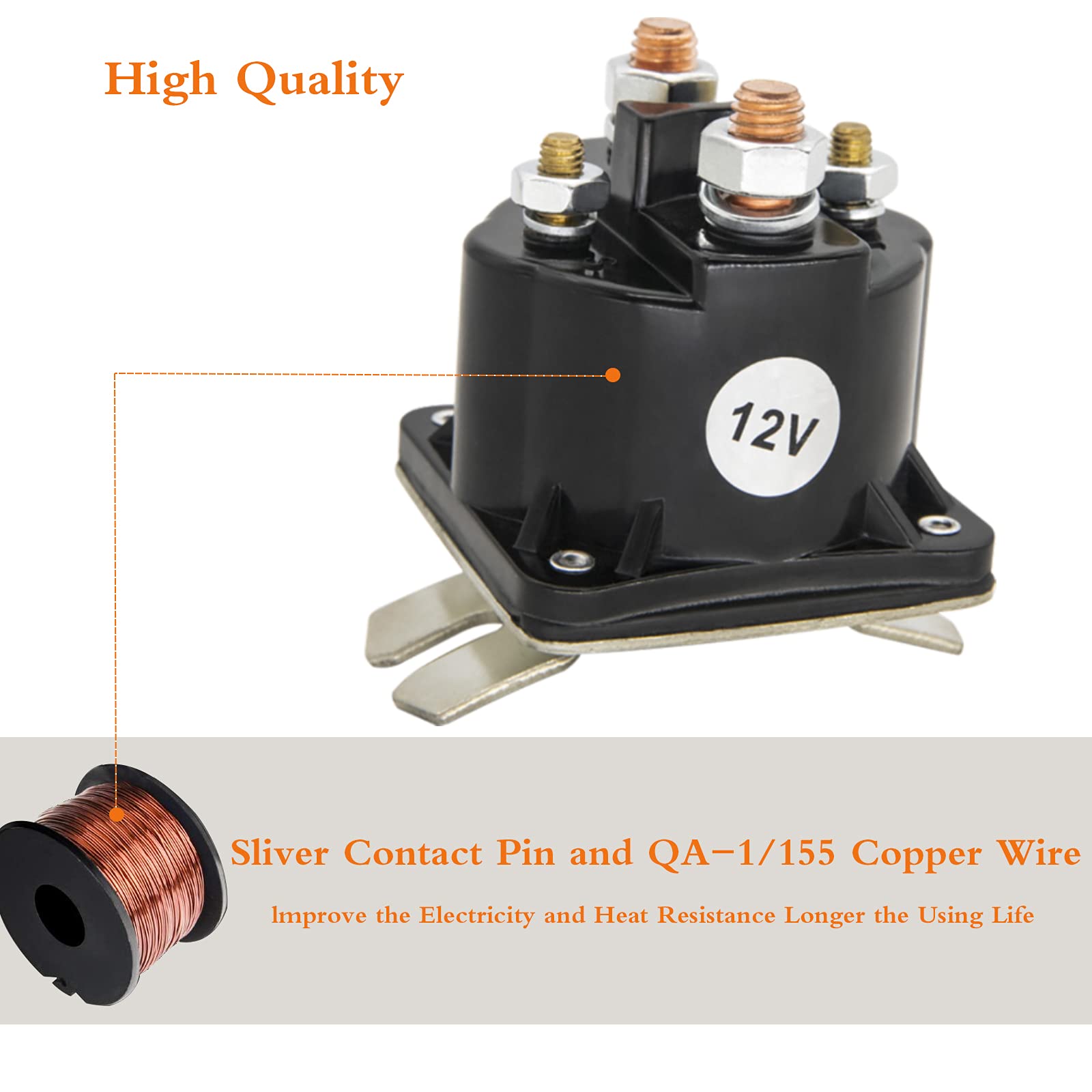 Dump Trailer Solenoid- Intermittent Duty Solenoid Relay- for Part Numbers SAZ4201GJ 7522 SAZ-4201ER 070009 190107 KTI Unit KTI 3