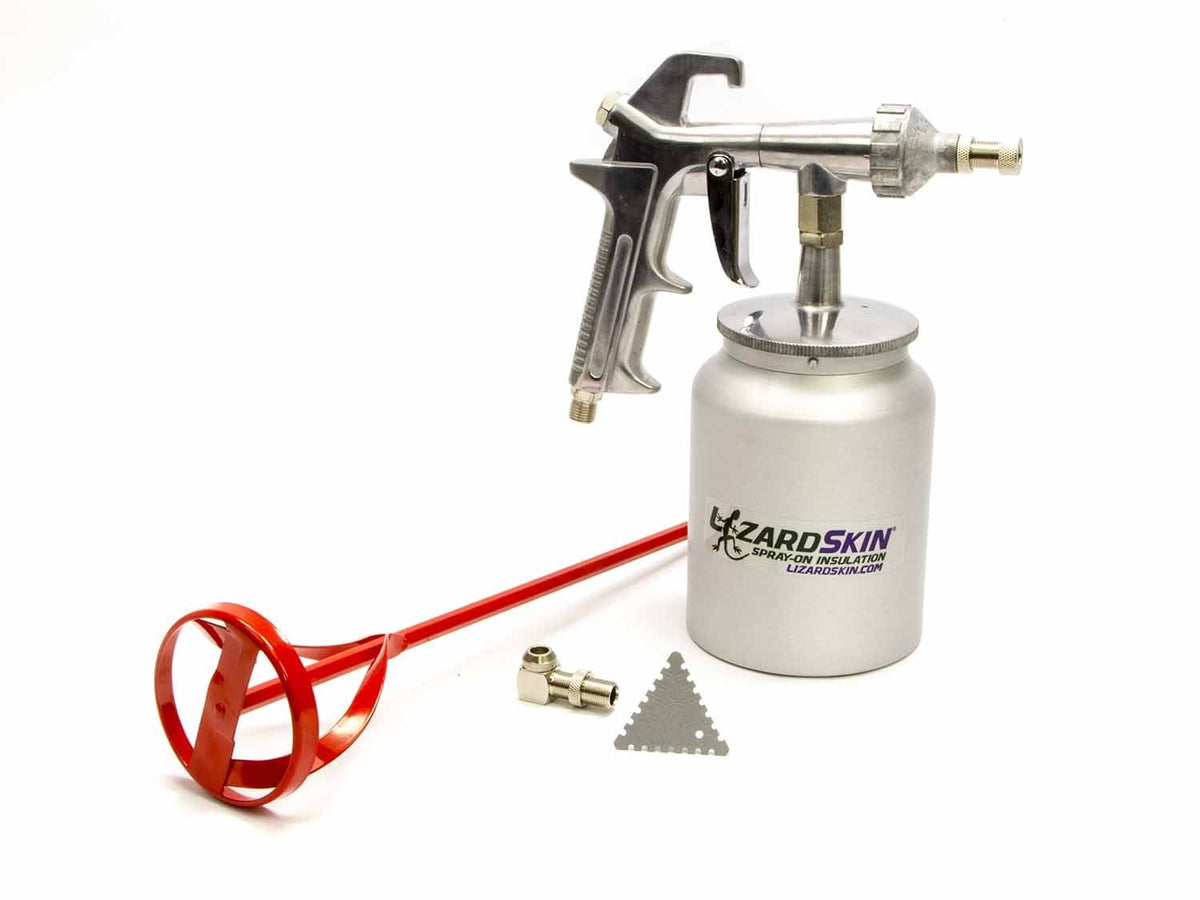 Lizard Skins Paint Gun, Super Pro Application Kit, Siphon Feed, 1 Qt Cup, Mil Gauge/Stir Paddle, Spray On Barriers, Kit (50125)