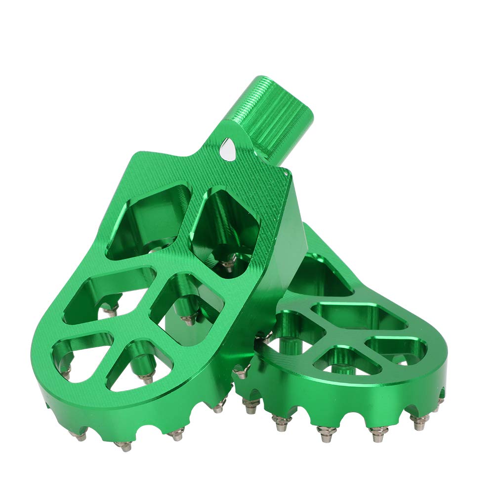 Motorcycle Foot Pegs Footpeg Foot Rest Pedal Cnc For Klx230 Klx230R Klx230S 2020-2023 Klx150L 2014-2021 Klx150Bf 2017 Green
