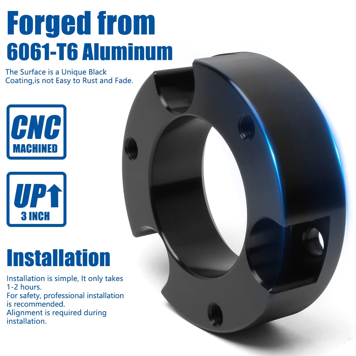 GAsupply 3'' Front Leveling Lift Kits, Compatible with 1995-2004 Toyota Tacoma 4 Runner, 3 Inch Raise Strut Suspension Spacers