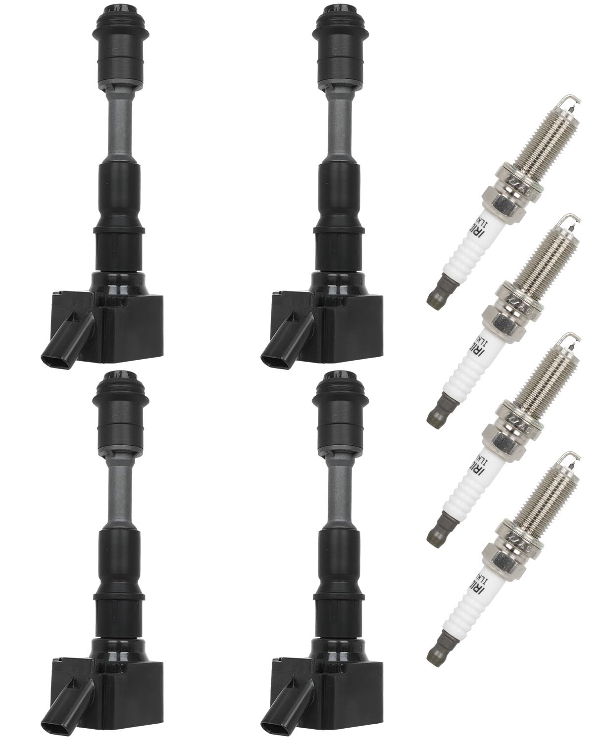 ECCPP Ignition Coil Coils&iridium Spark Plugs UF756 for Volvo XC60 2015-2020, XC90 2016-2020, S60 2015-2020, XC40 2019-2020, S80
