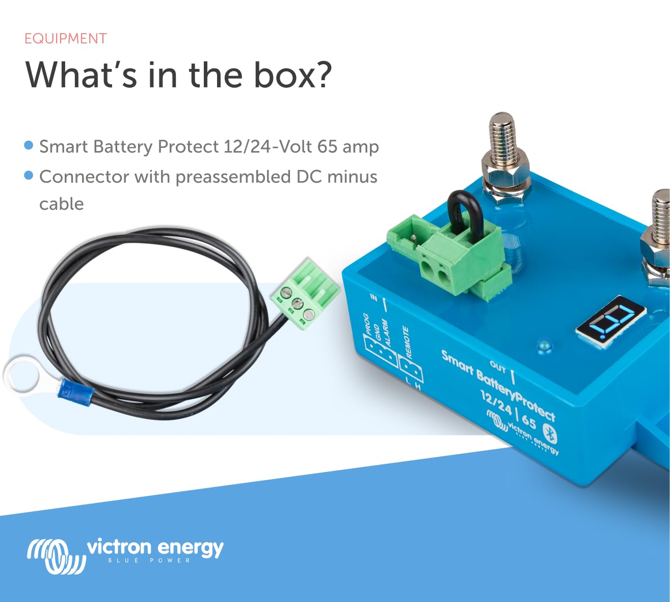 Victron Energy Smart Batteryprotect 12/24-Volt 65 Amp (Bluetooth)