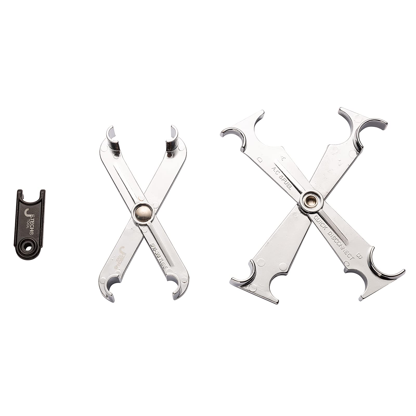 Jetech 3-Piece Fuel Line Disconnect Tool Set | Includes 3/8-Inch and 5/16-Inch Scissor Tools | Easy Separation & Quick Disconnec