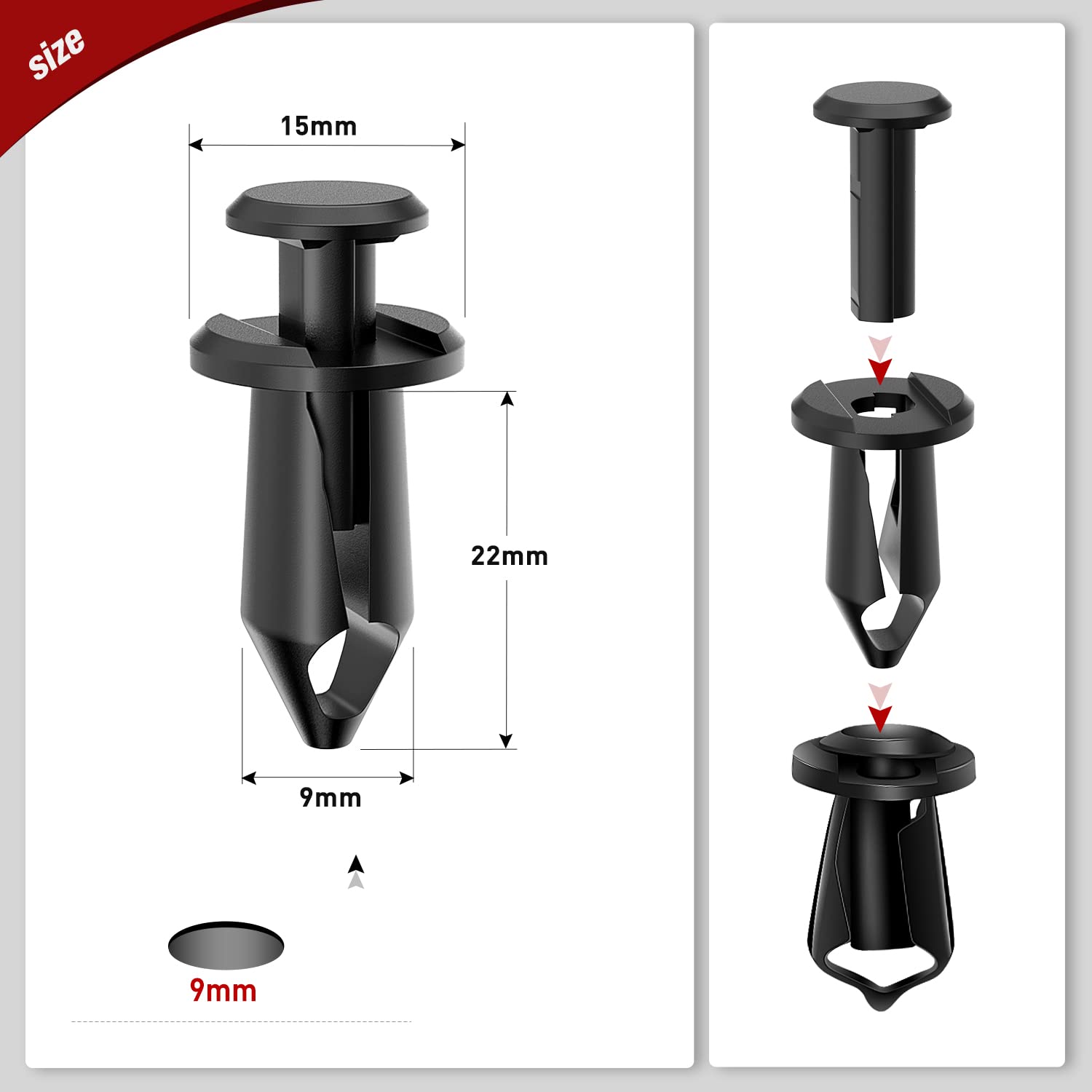 Nilight 70Pcs Engine Under Cover Splash Shield Guard Body Bolts Bumper Fender Liner Push Retainer Fastener Rivet Clips For Infin