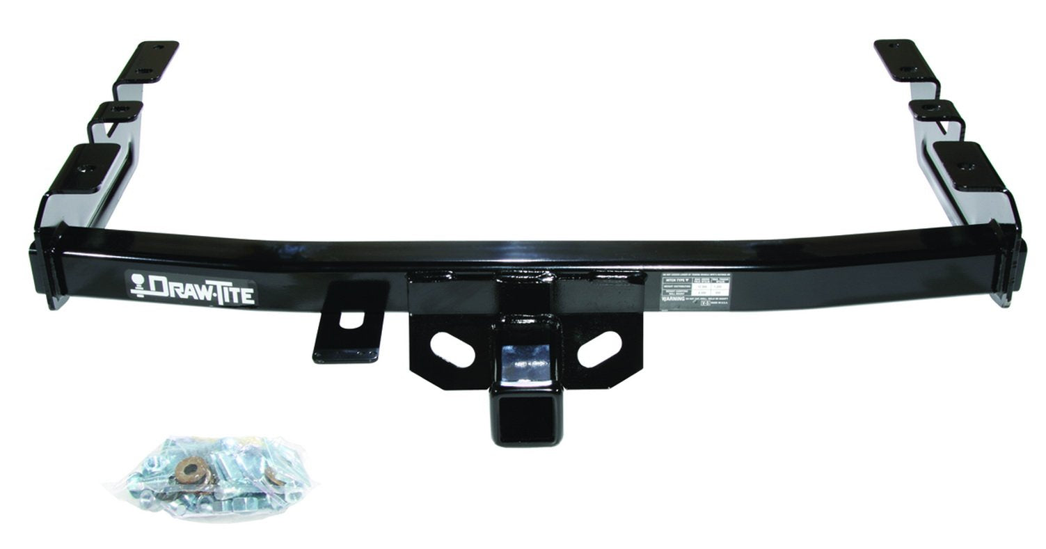 Draw-Tite 41534 Class 4 Trailer Hitch, 2 Inch Square Receiver, Compatible with Chevrolet Silverado and GMC Sierra Selected Models (Please Verify Vehicle Application)