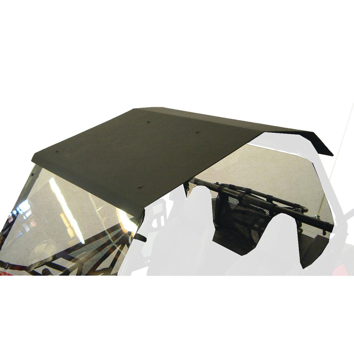 Kolpin Utv Windshield - Full-Fixed & Rear & Roof Combo - Polaris® Rzr® 170- 2100, Black