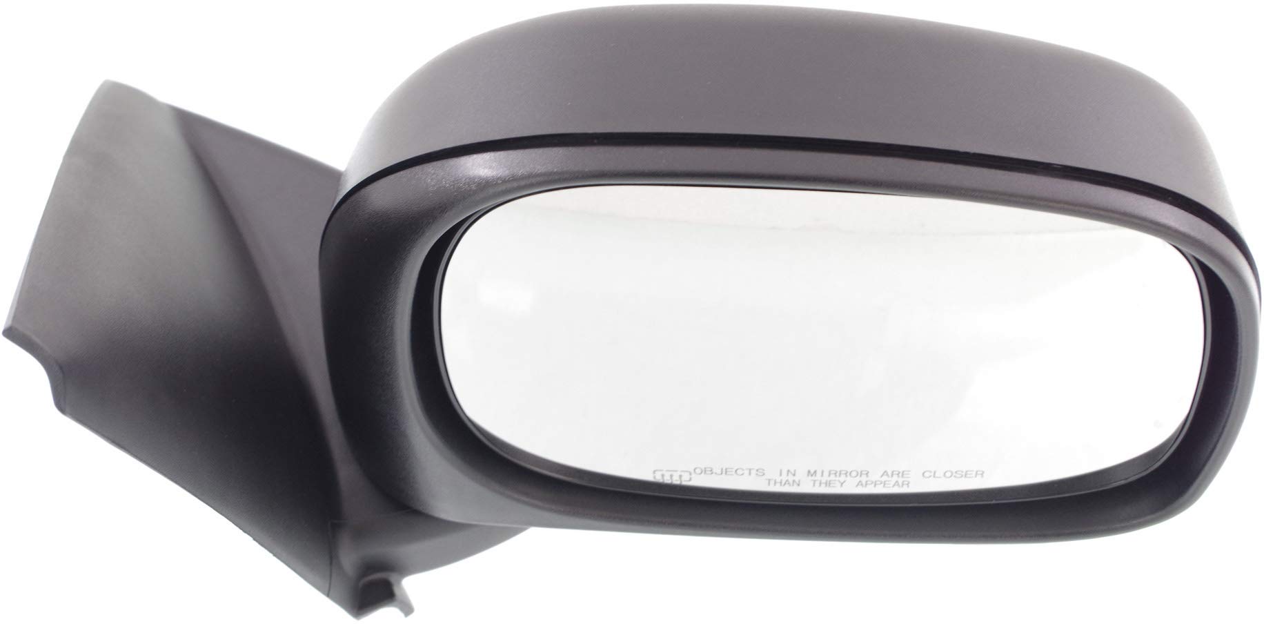 Kool Vue Passenger Side Power Heated Mirror for Dodge Ram 1500 2002-2008 Without Signal Light, Blind Spot Monitor & Puddle Lamp Textured Standard Cab, Without Towing Package