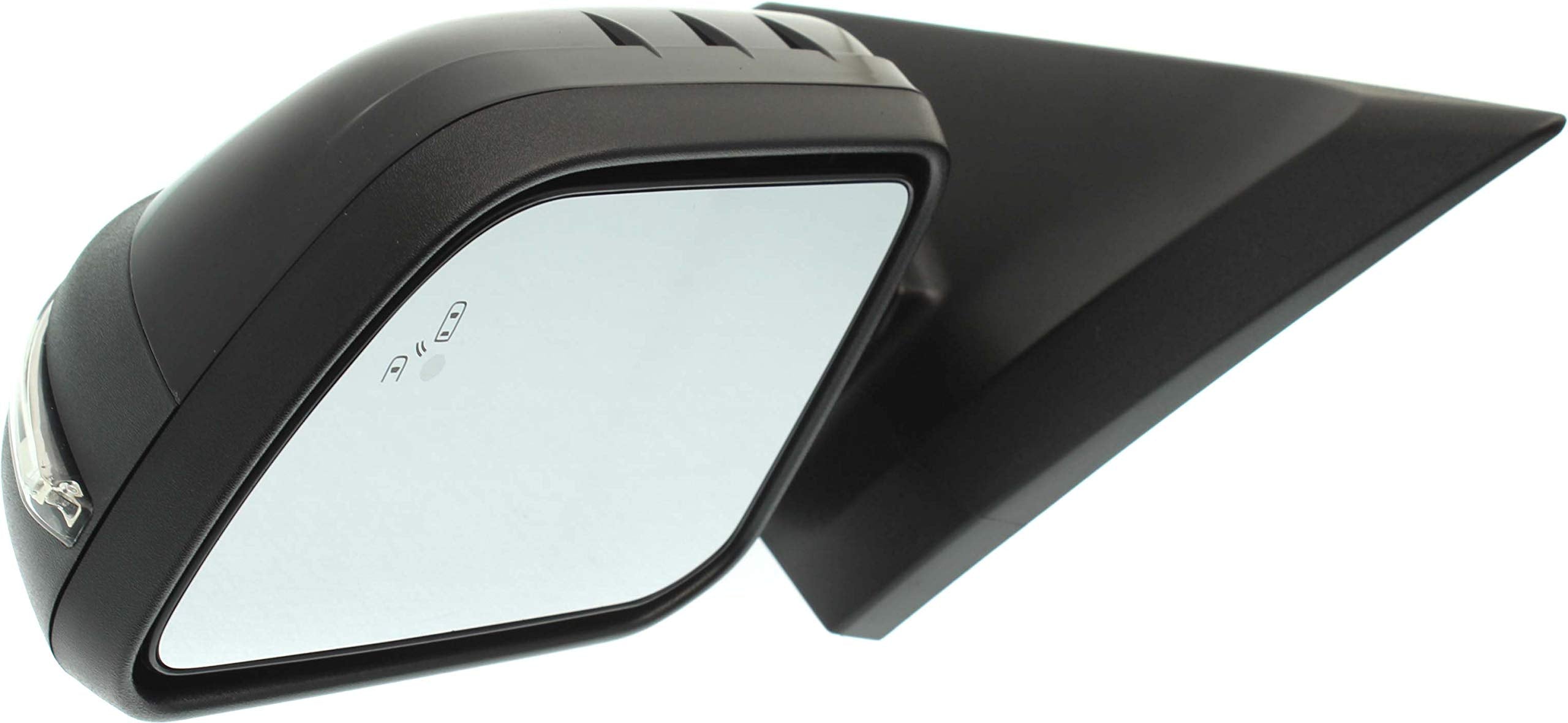 Kool Vue Driver Side Power Heated Mirror for Ford Edge 2011-2014 With Signal Light, Blind Spot Monitor, Memory & Puddle Lamp Paintable Build Date From February 08 2011