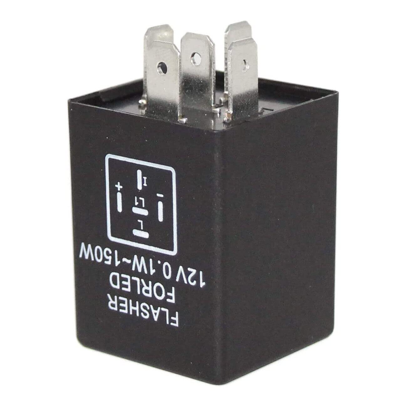 Socal-Led 5-Pin Ep27 Fl27 Electronic Led Flasher Relay For Fix Led Turn Signal Bulbs Hyper Flash Issue