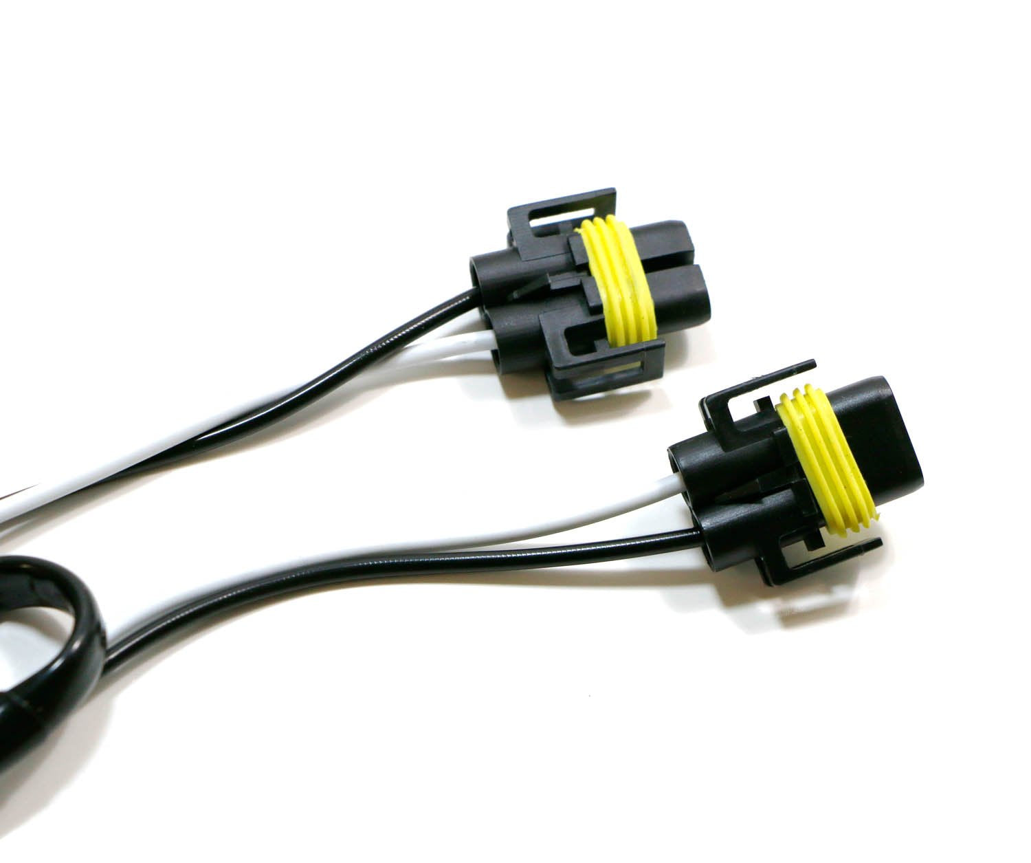 iJDMTOY (1) H11/H8 Relay Harness Wire Kit with LED Light ON/Off Switch Compatible with Automtive Driving Light, Fog Light, Off-R