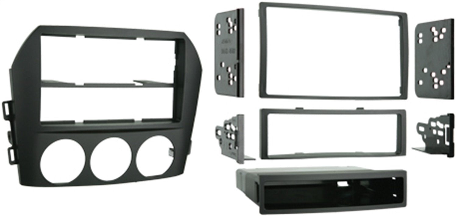 Metra 99-7506 Single Din/Double Din Installation Kit For 2006-2008 Mazda Miata Mx-5 Vehicles (Black)