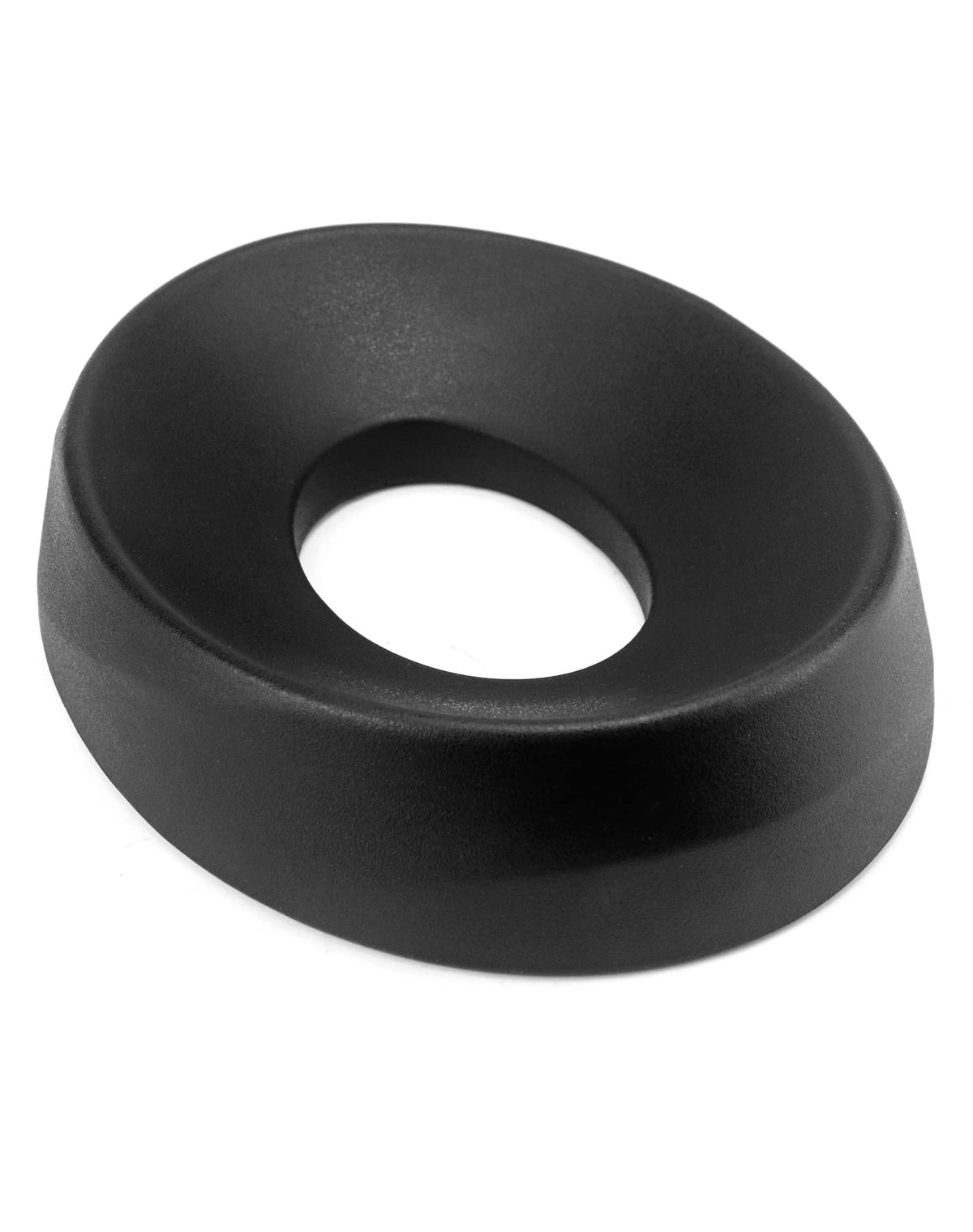 QWORK Motorcycle Helmet Stand, Helmet Service Pad, Helmet Support Donut Ring for Motorcycle Snowmobile Scooter Helmetsm, Black 1