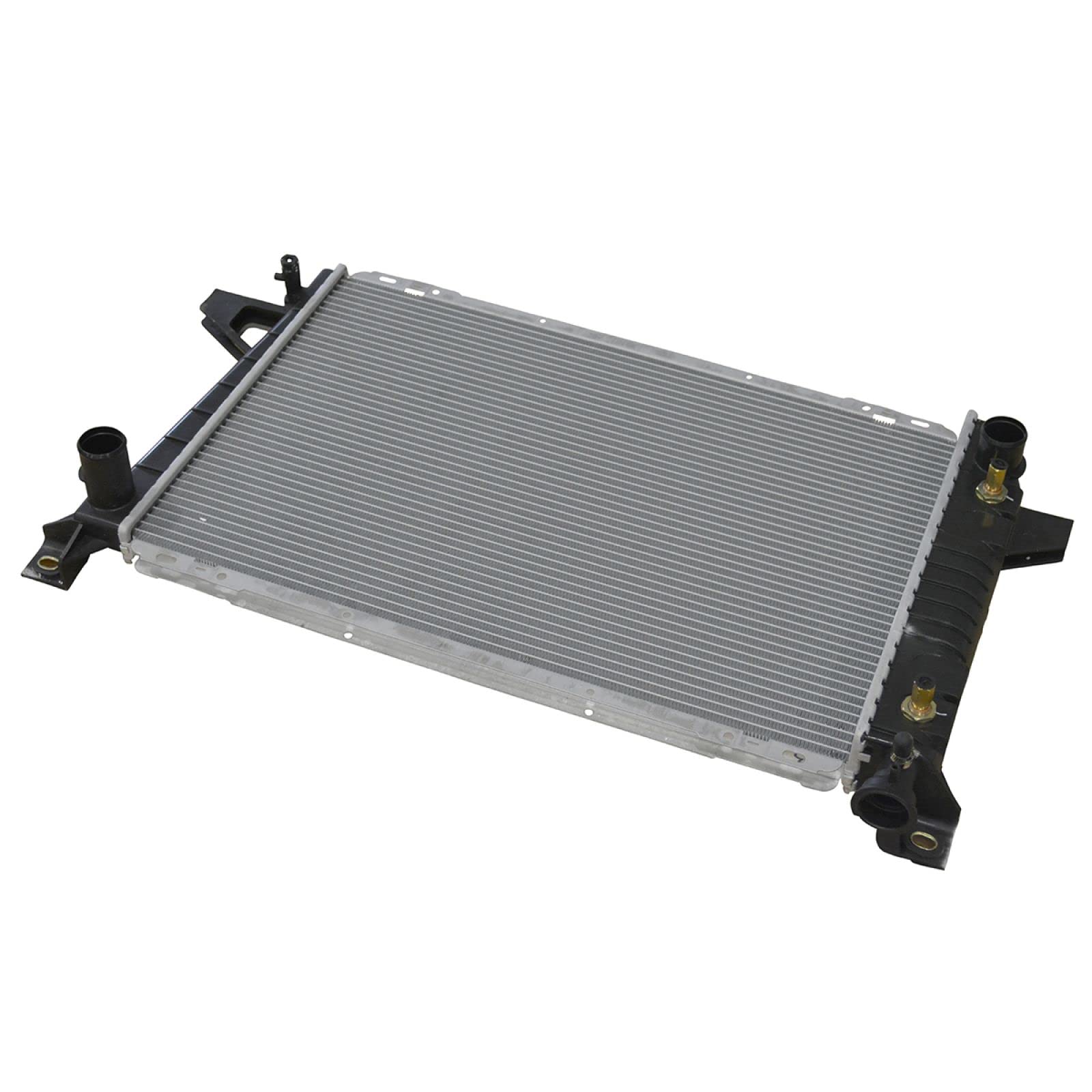 Trq Radiator Assembly Aluminum Core Compatible With 85-96 Ford Bronco F-150 F-250 97 F-250 Hd 85-97 F-350 Cu1453 Fo3010135