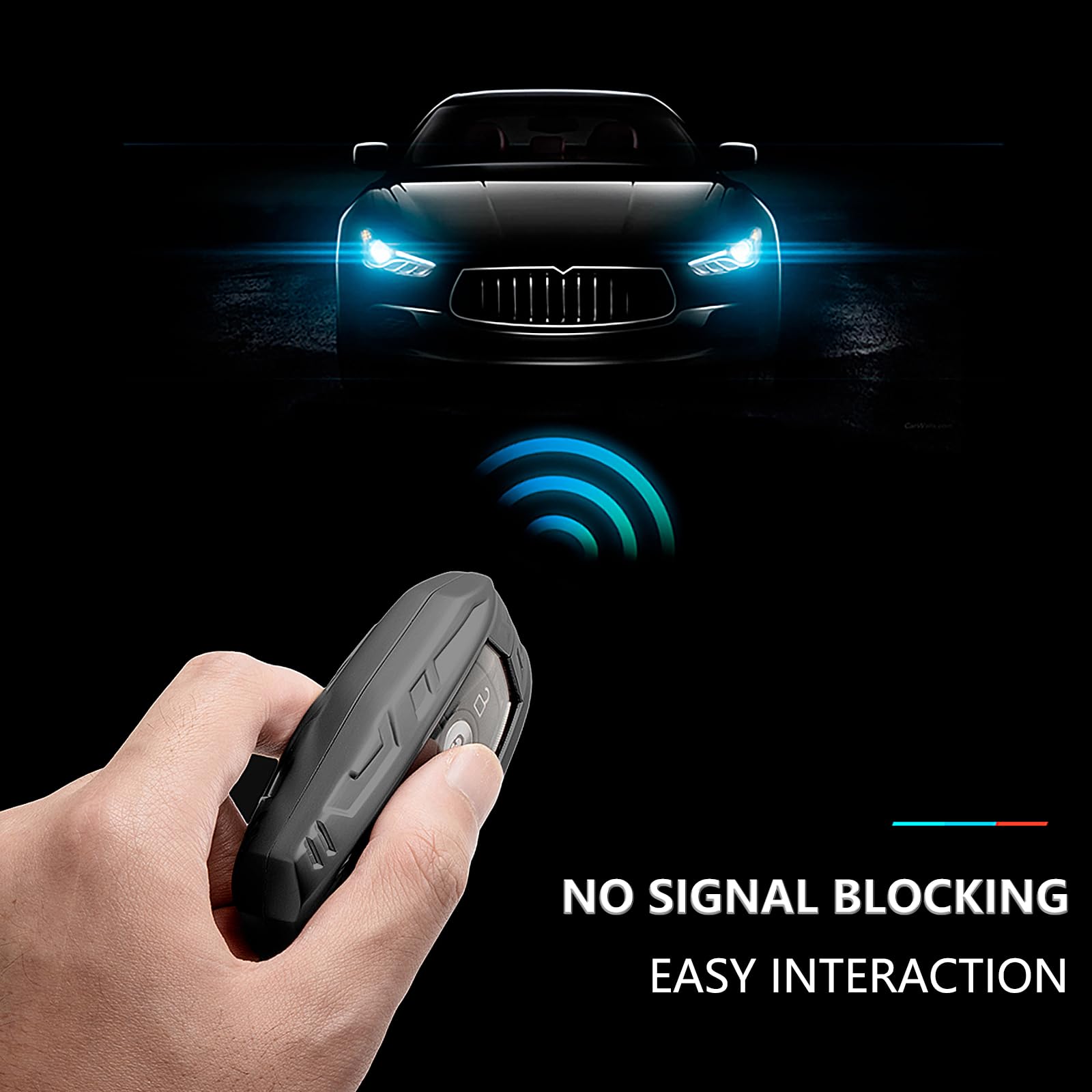 Ocezbiis For Ford Key Fob Cover,Keychain,Zinc Alloy Protection Car Key Case For Expedition Explorer Fusion Escape Edge F150 250